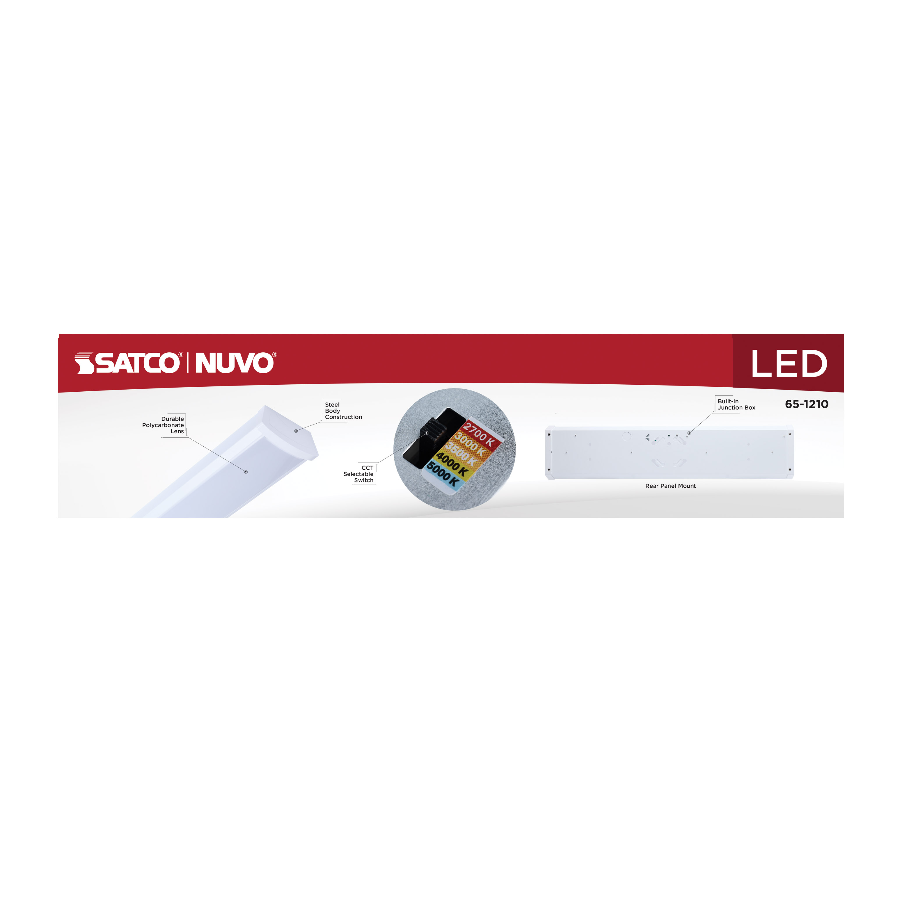 2FT 20W LED WRAP - 65-1210