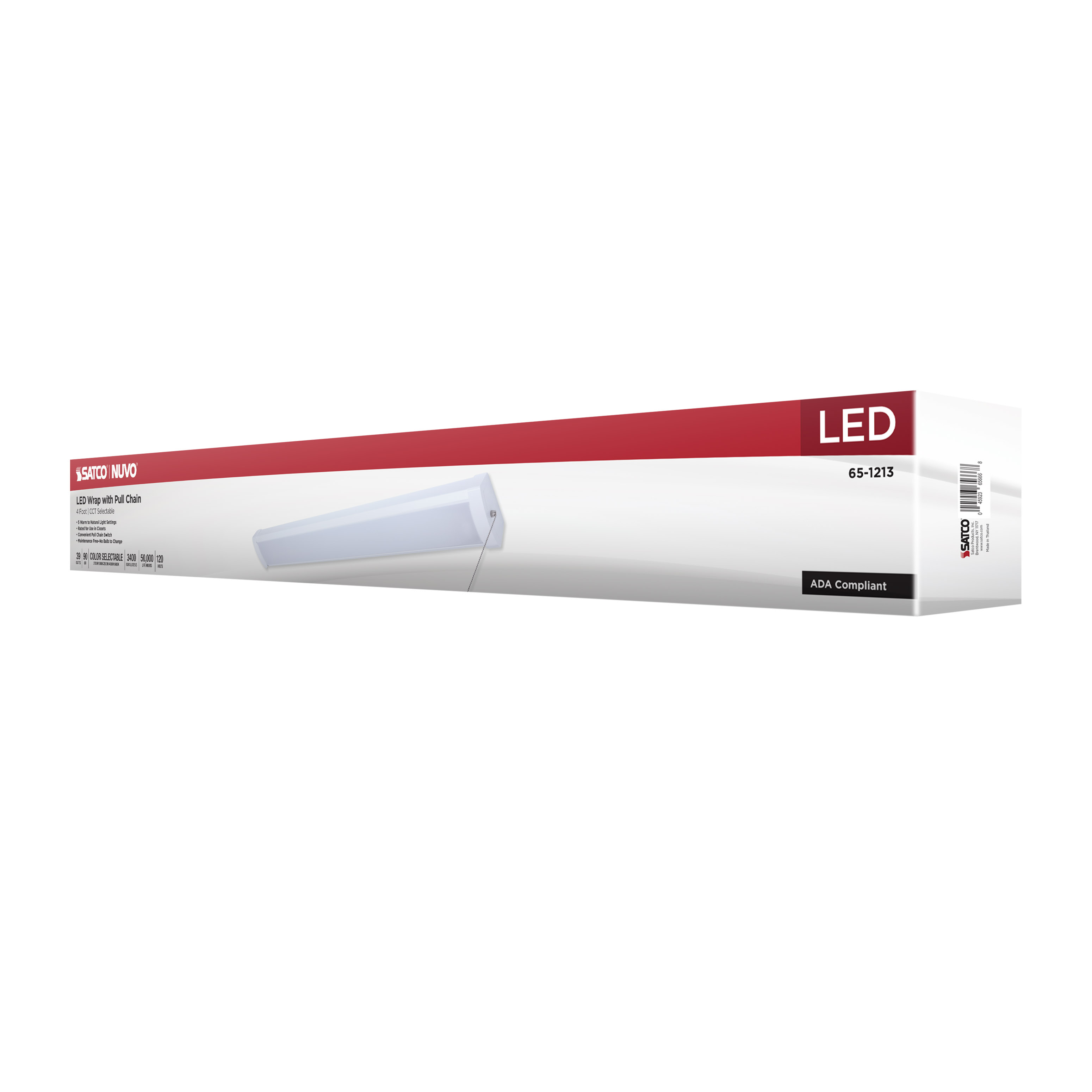 4FT 39W LED WRAP W/PULL CHAIN - 65-1213