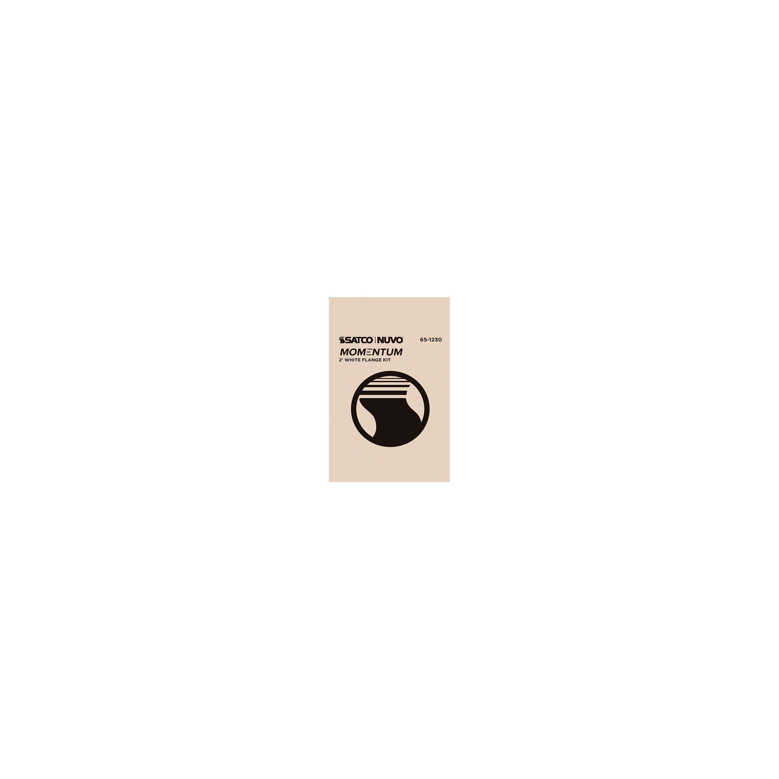 2' WHITE FLANGE KIT - 65-1230
