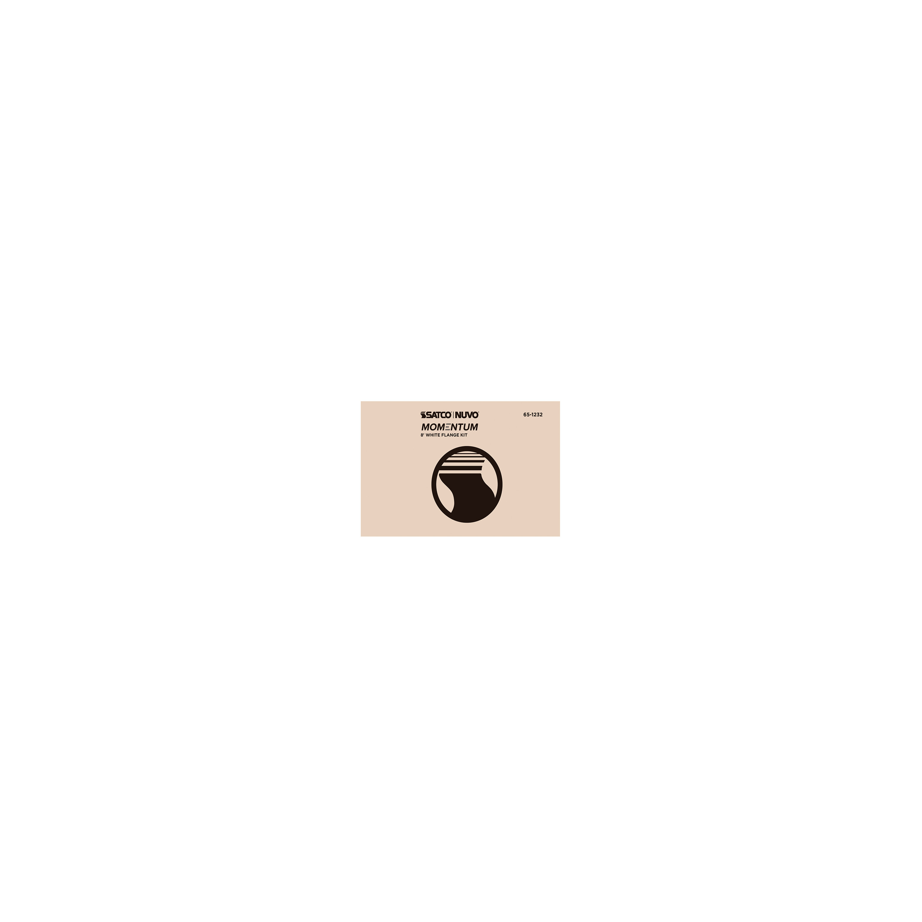 8' WHITE FLANGE KIT - 65-1232