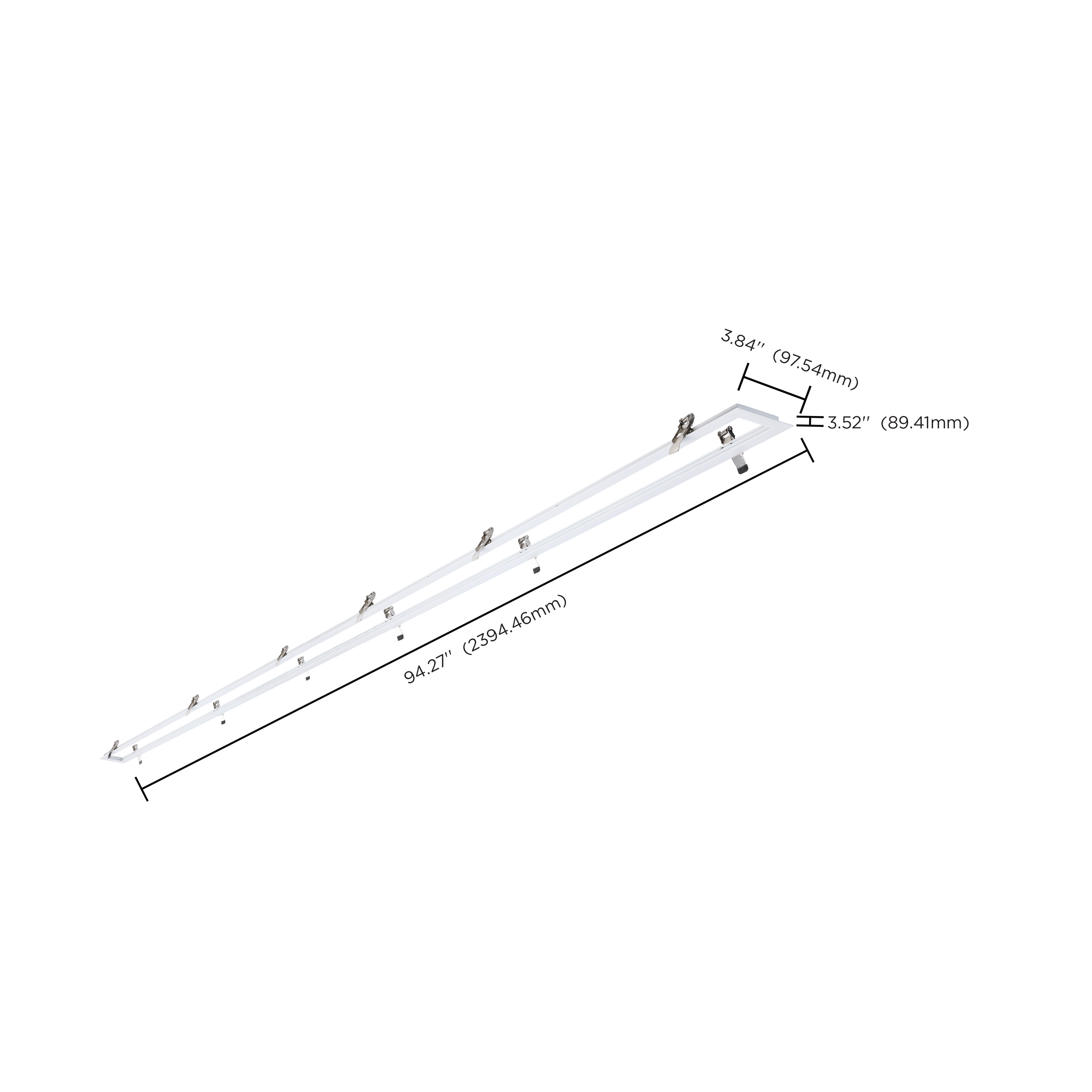 8' WHITE FLANGE KIT - 65-1232