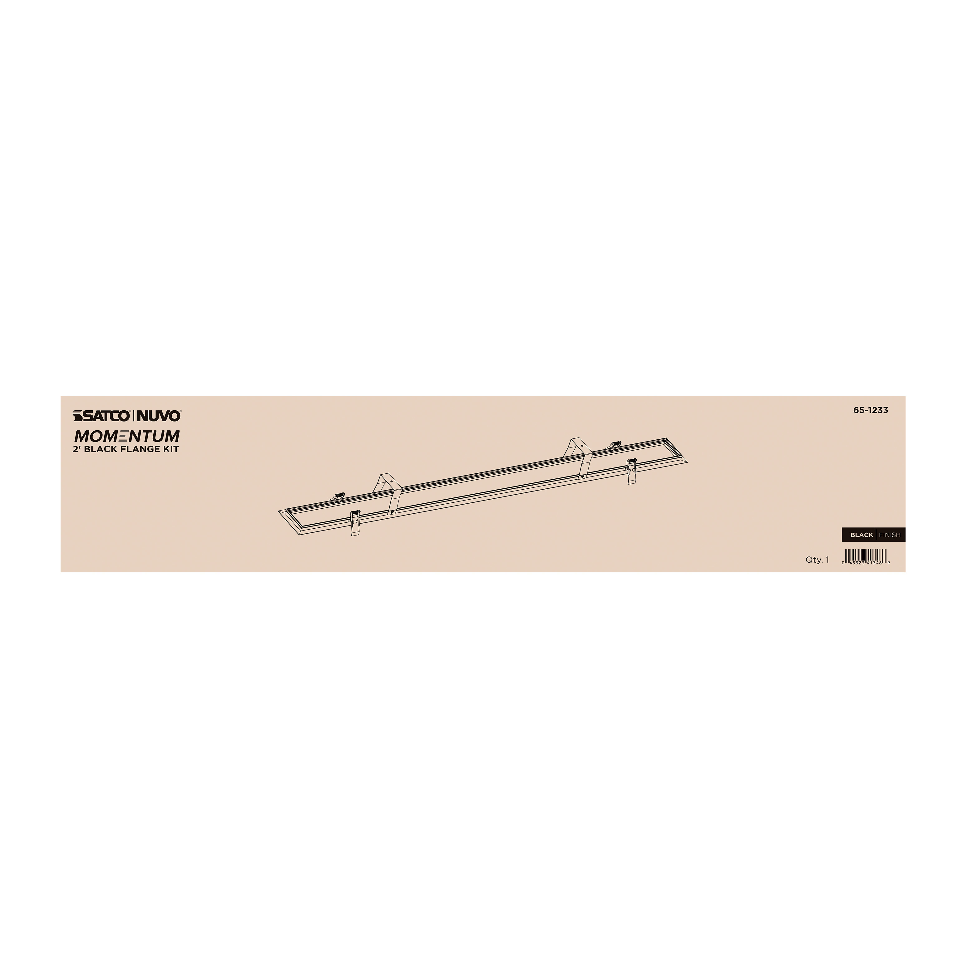 2' BLACK FLANGE KIT - 65-1233