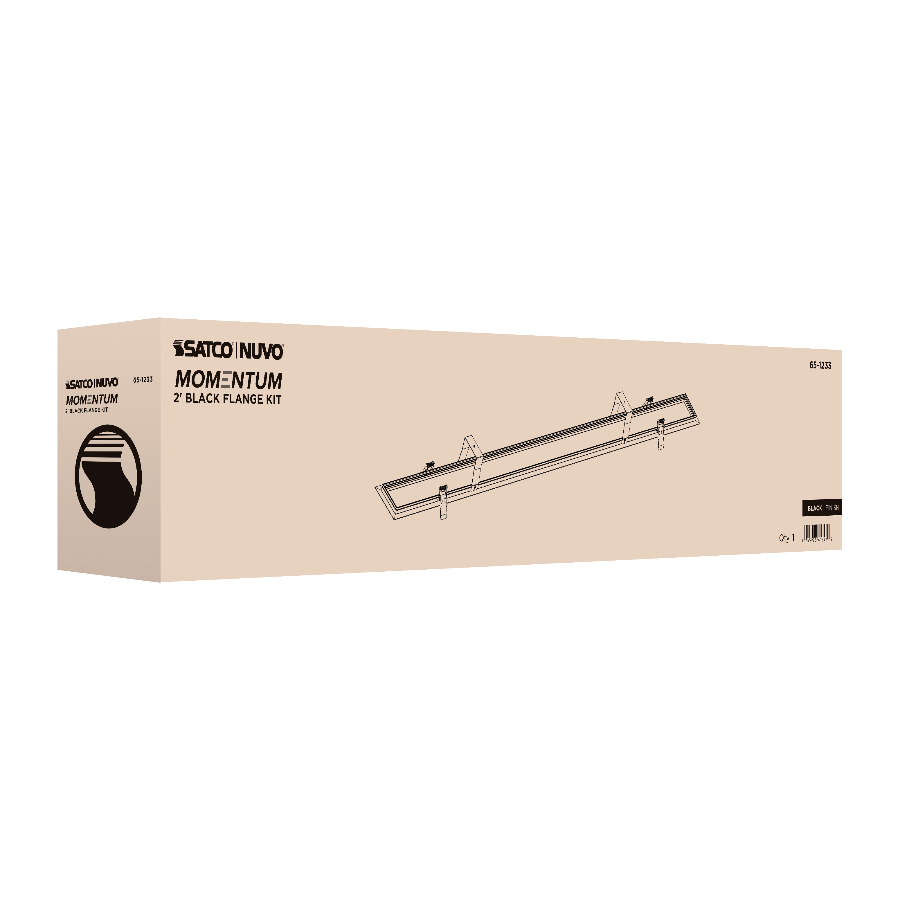 2' BLACK FLANGE KIT - 65-1233
