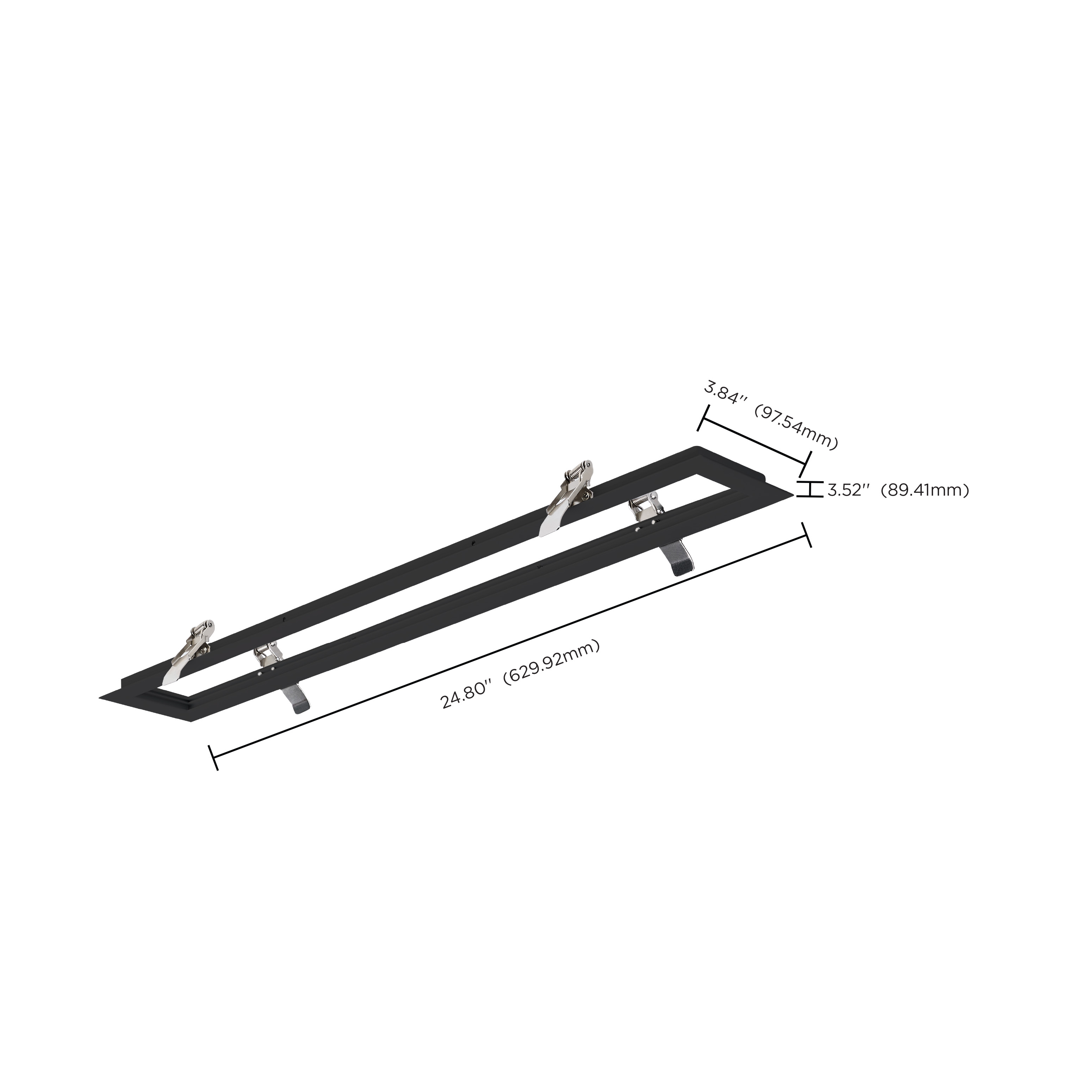 2' BLACK FLANGE KIT - 65-1233