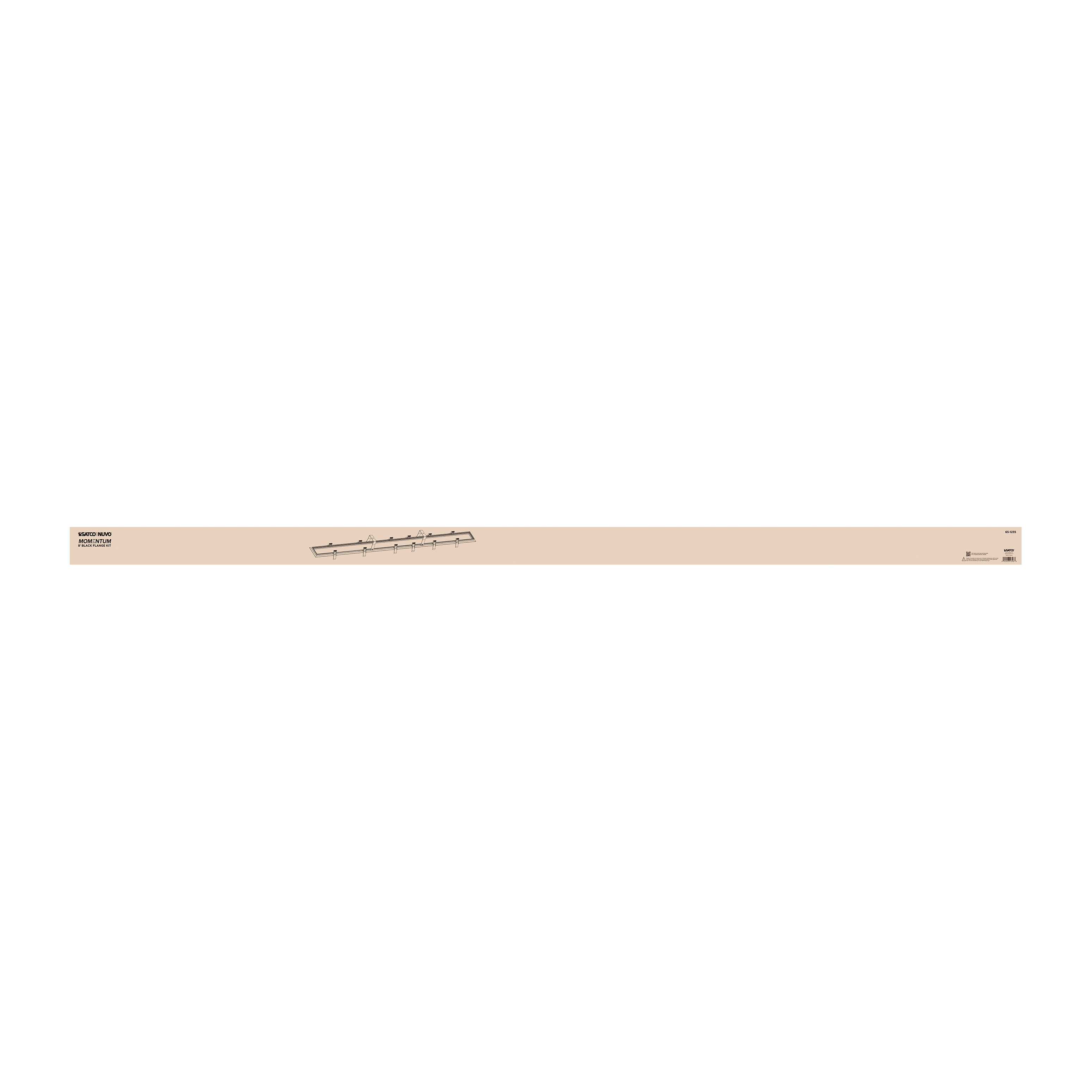 8' BLACK FLANGE KIT - 65-1235