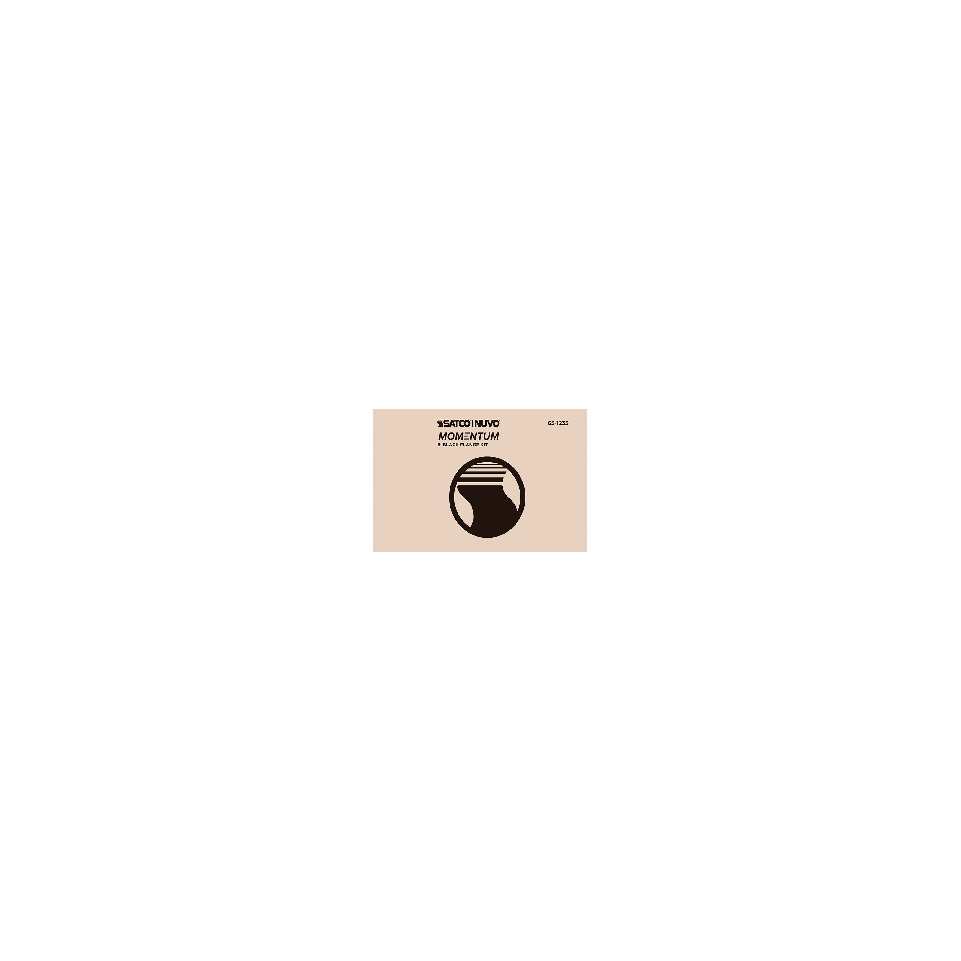 8' BLACK FLANGE KIT - 65-1235