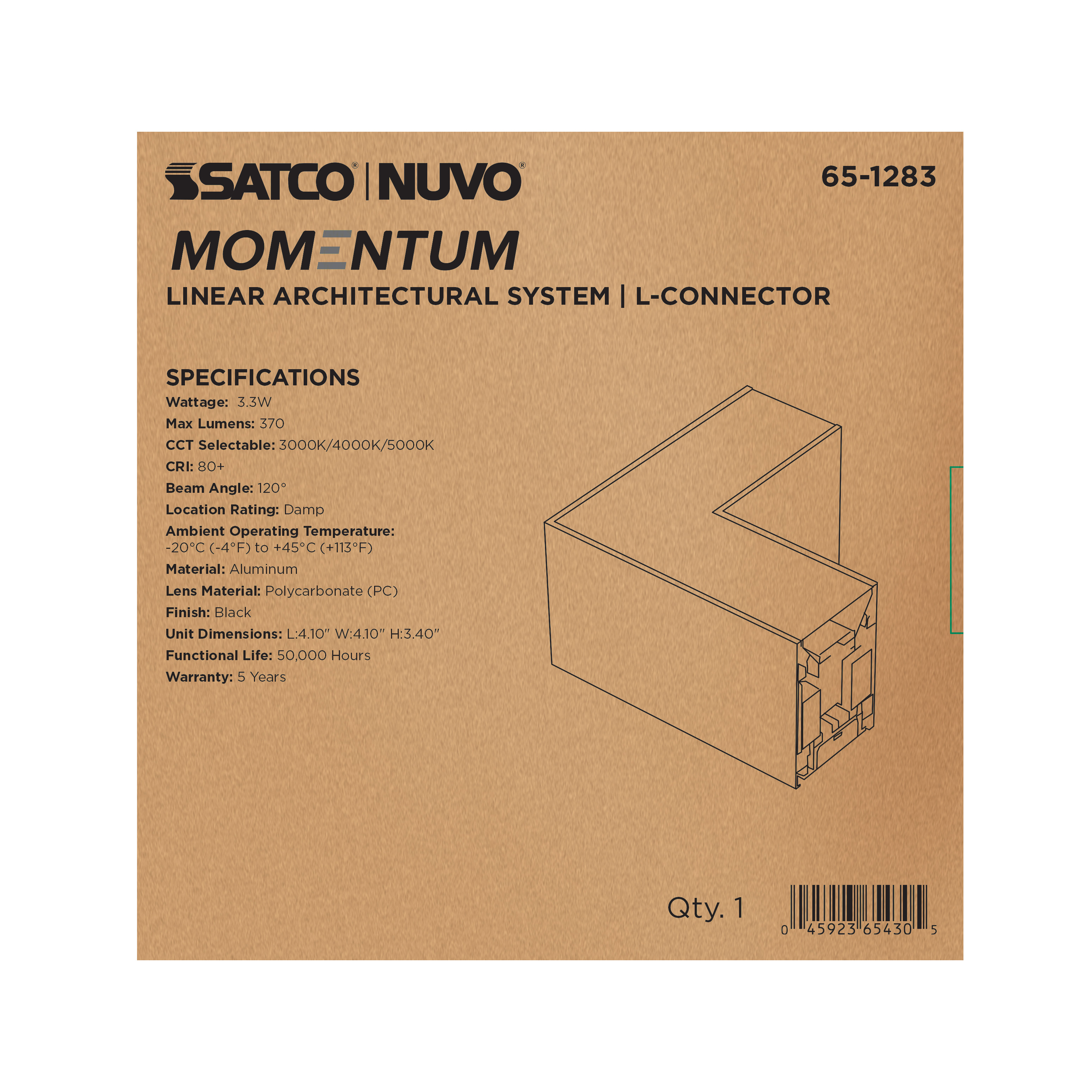 LED L-CONNECTOR LINEAR SYSTEM - 65-1283