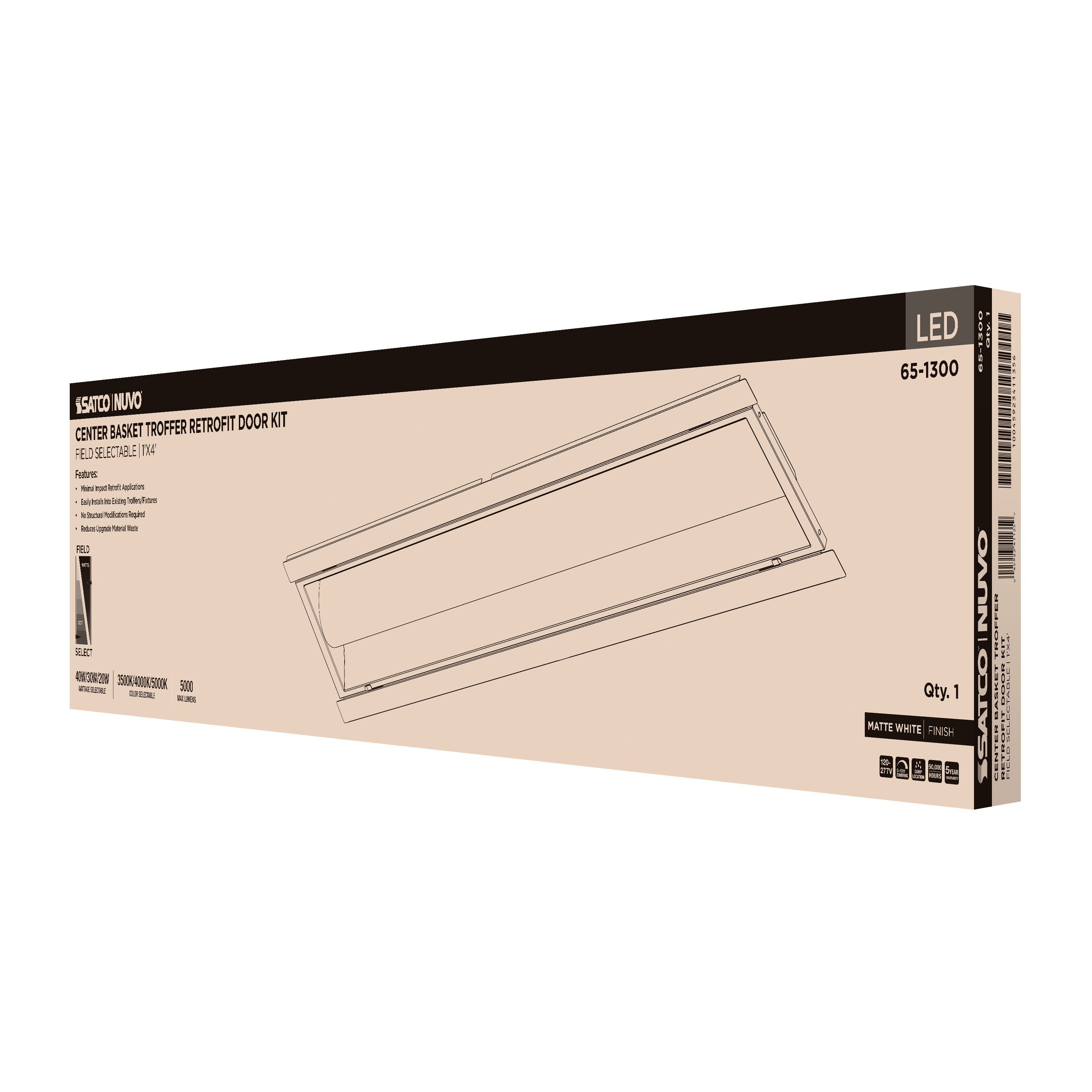 1X4 CB TROFFER RETROFIT - 65-1300