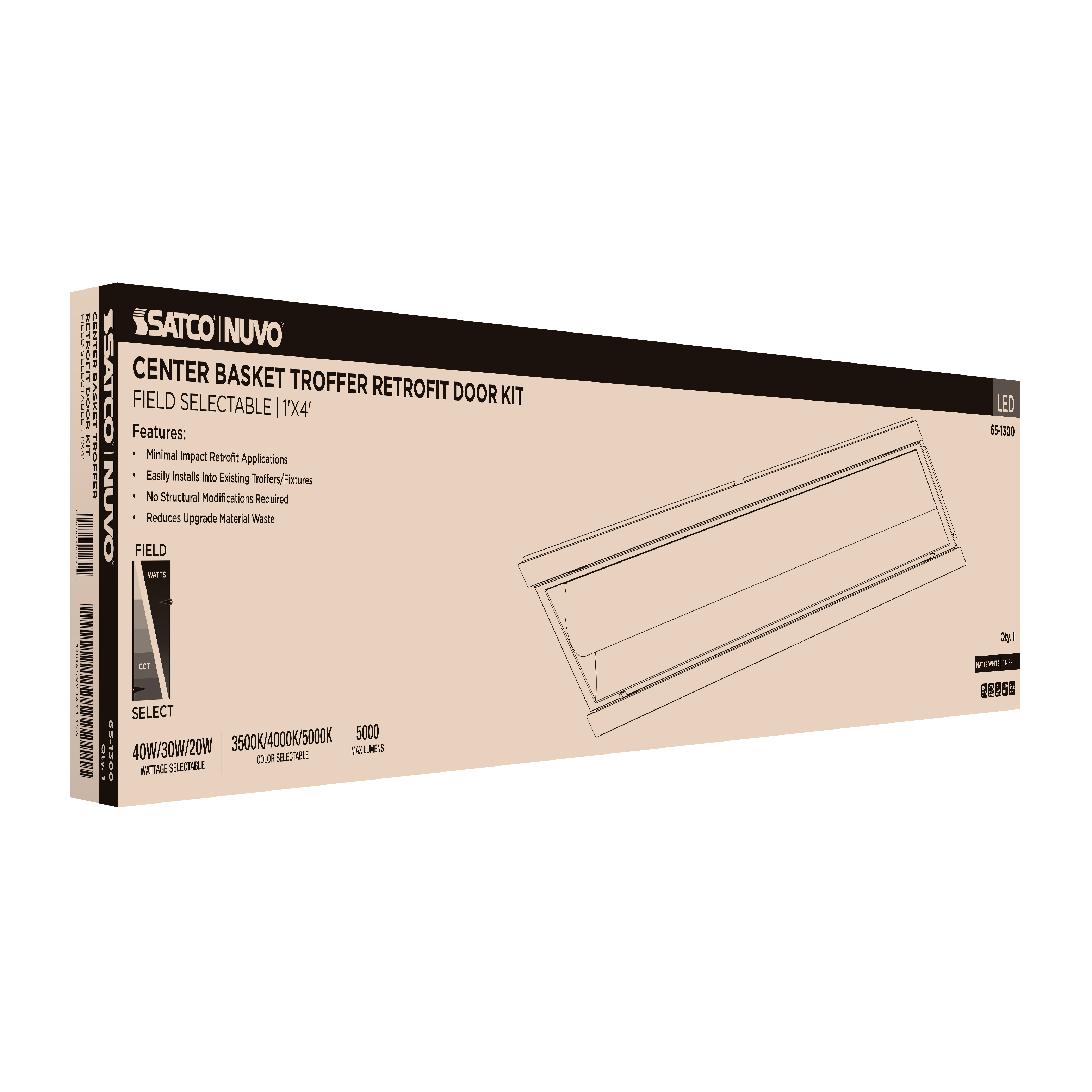 1X4 CB TROFFER RETROFIT - 65-1300