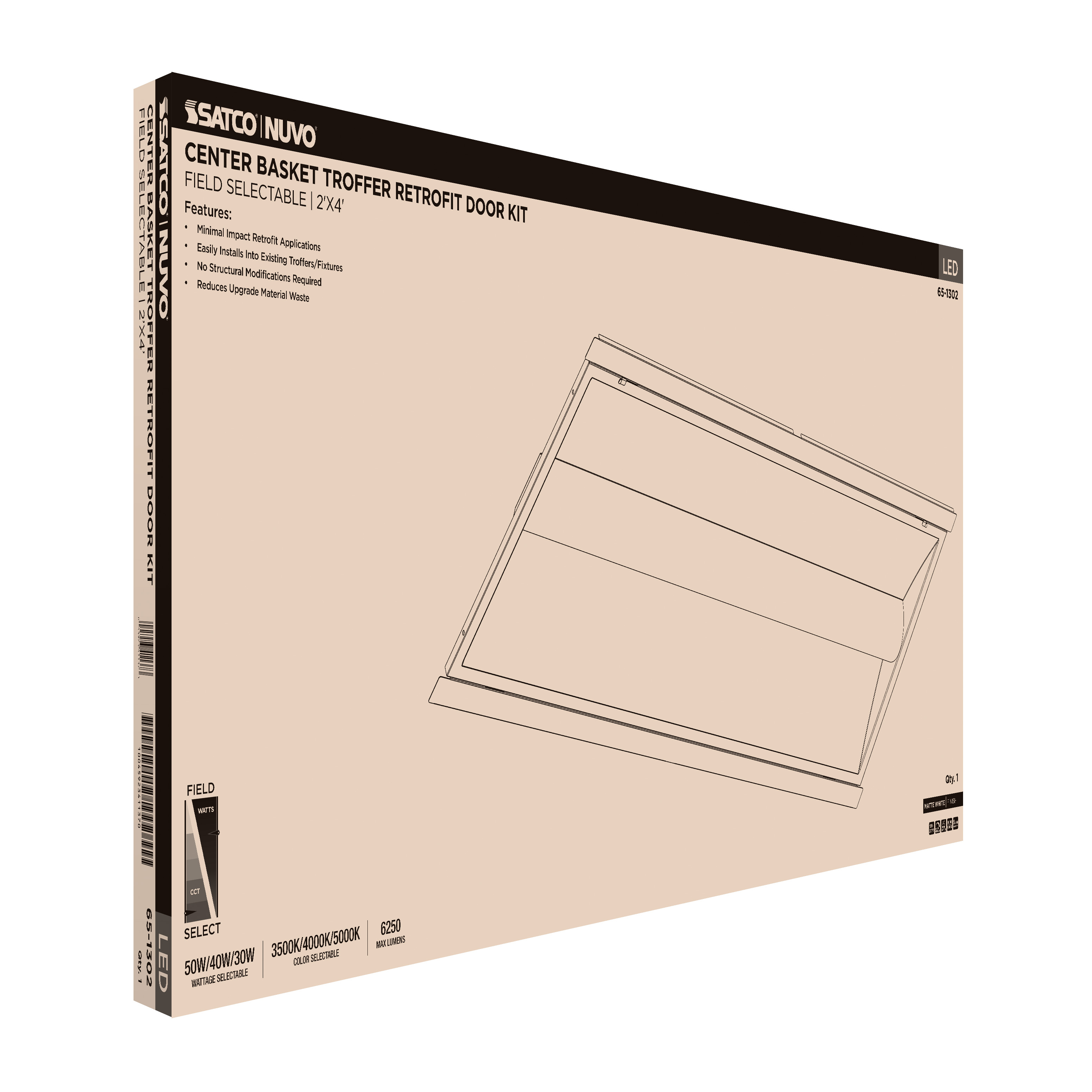 2X4 CB TROFFER RETROFIT - 65-1302