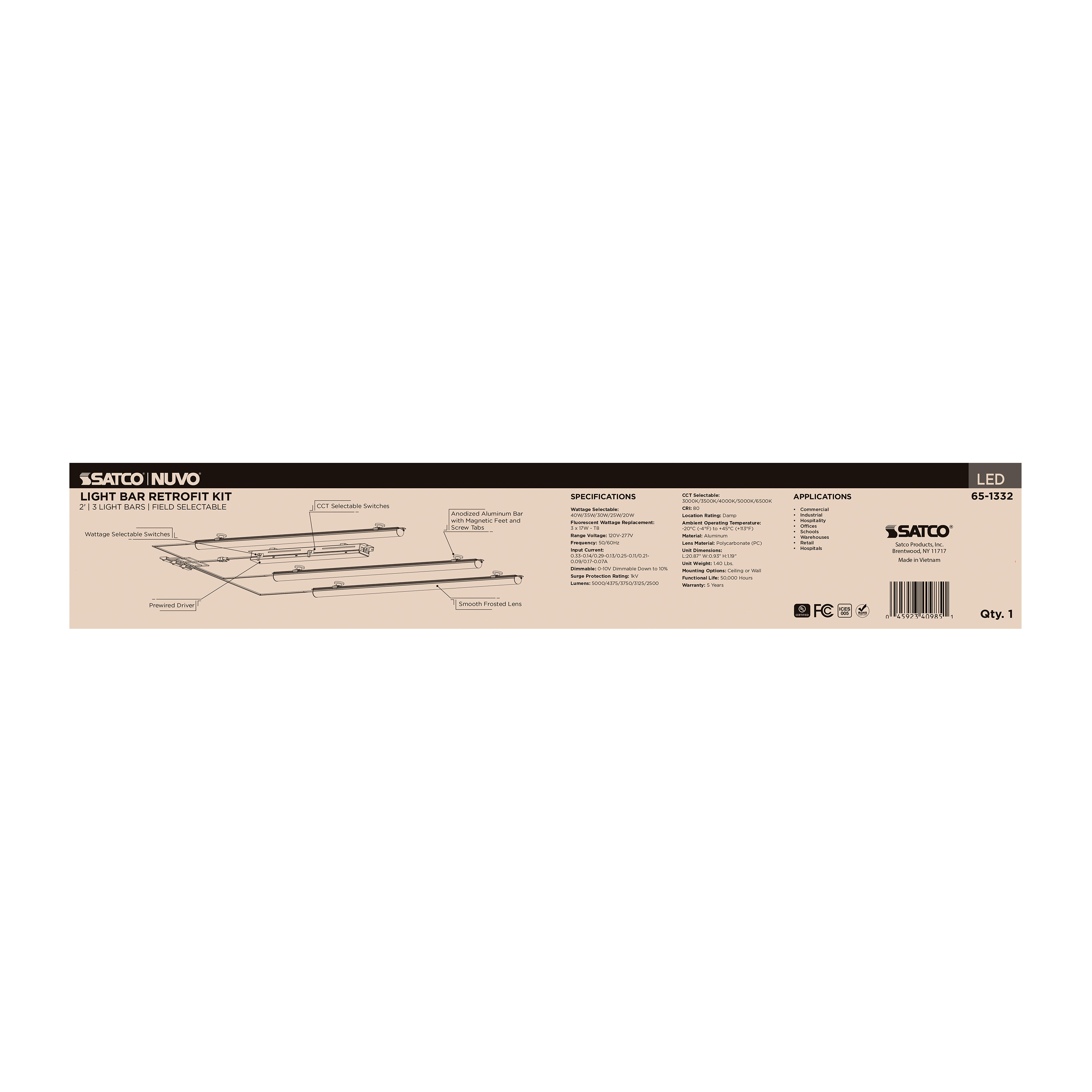 LBR40WSL3B2/8CCT5/DIMU - 65-1332