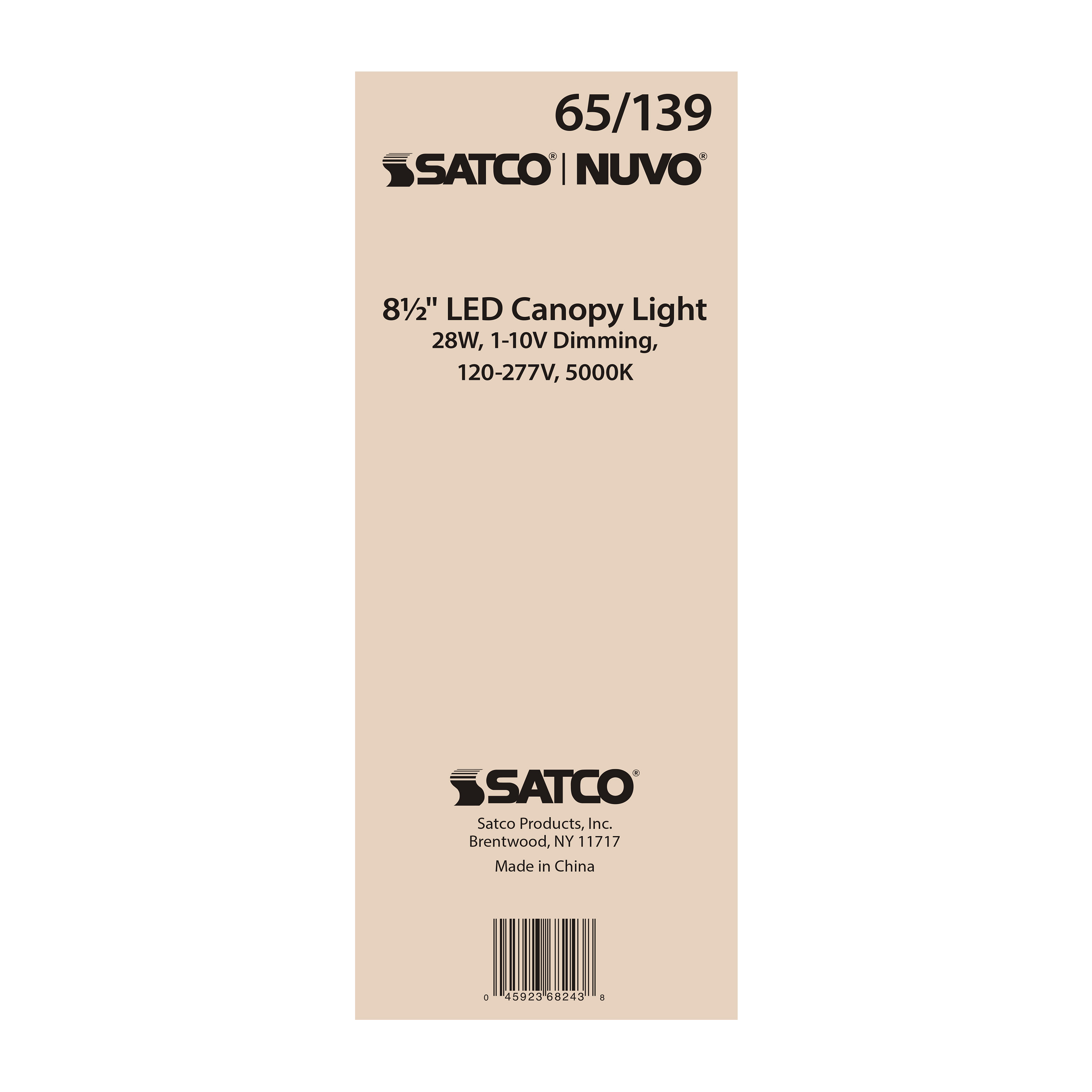 28W LED CANOPY FIXTURE 8.5" - 65-139