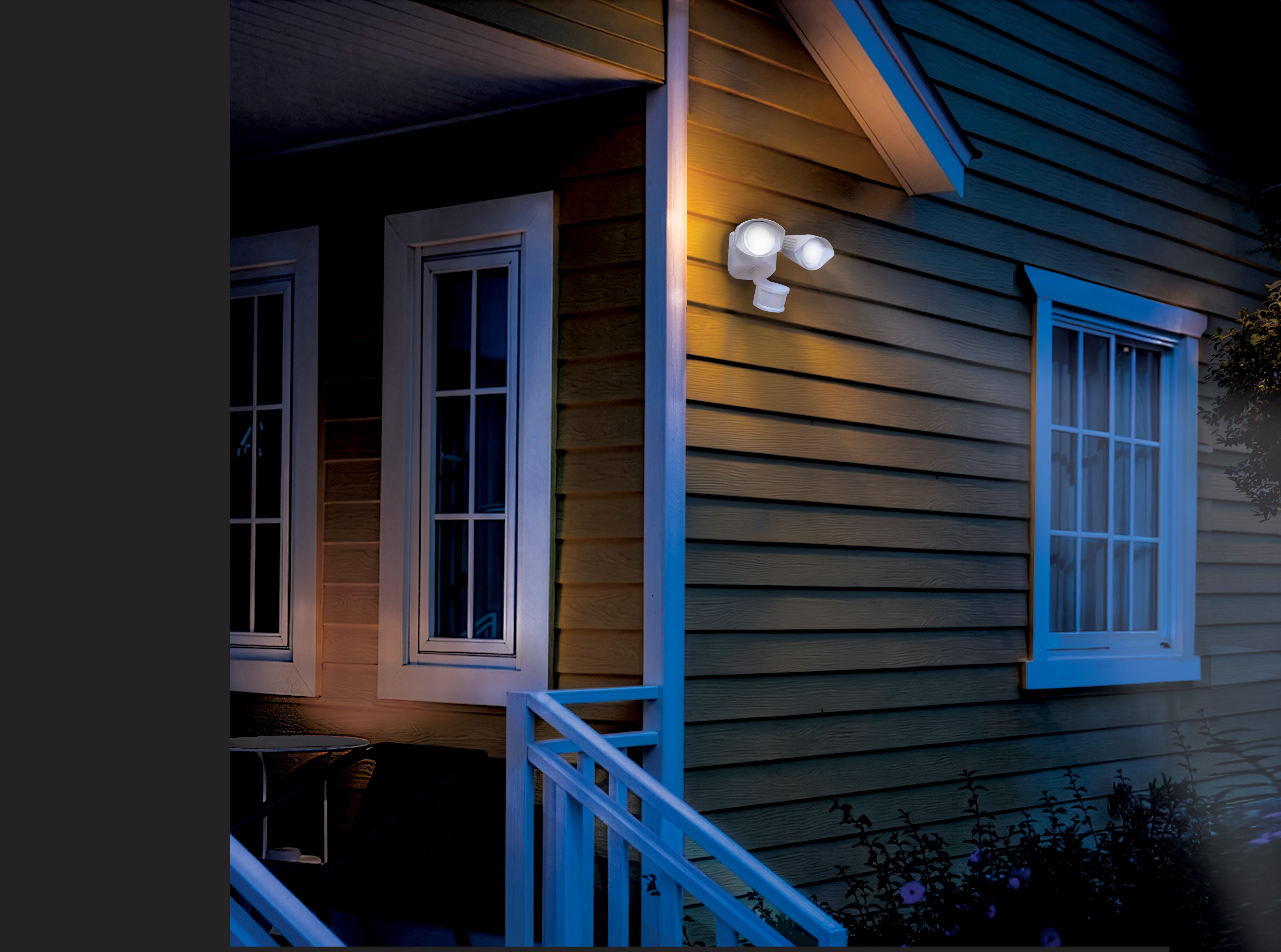 LED 2 SQUARE HEAD SECURITY LGT - 65-1401