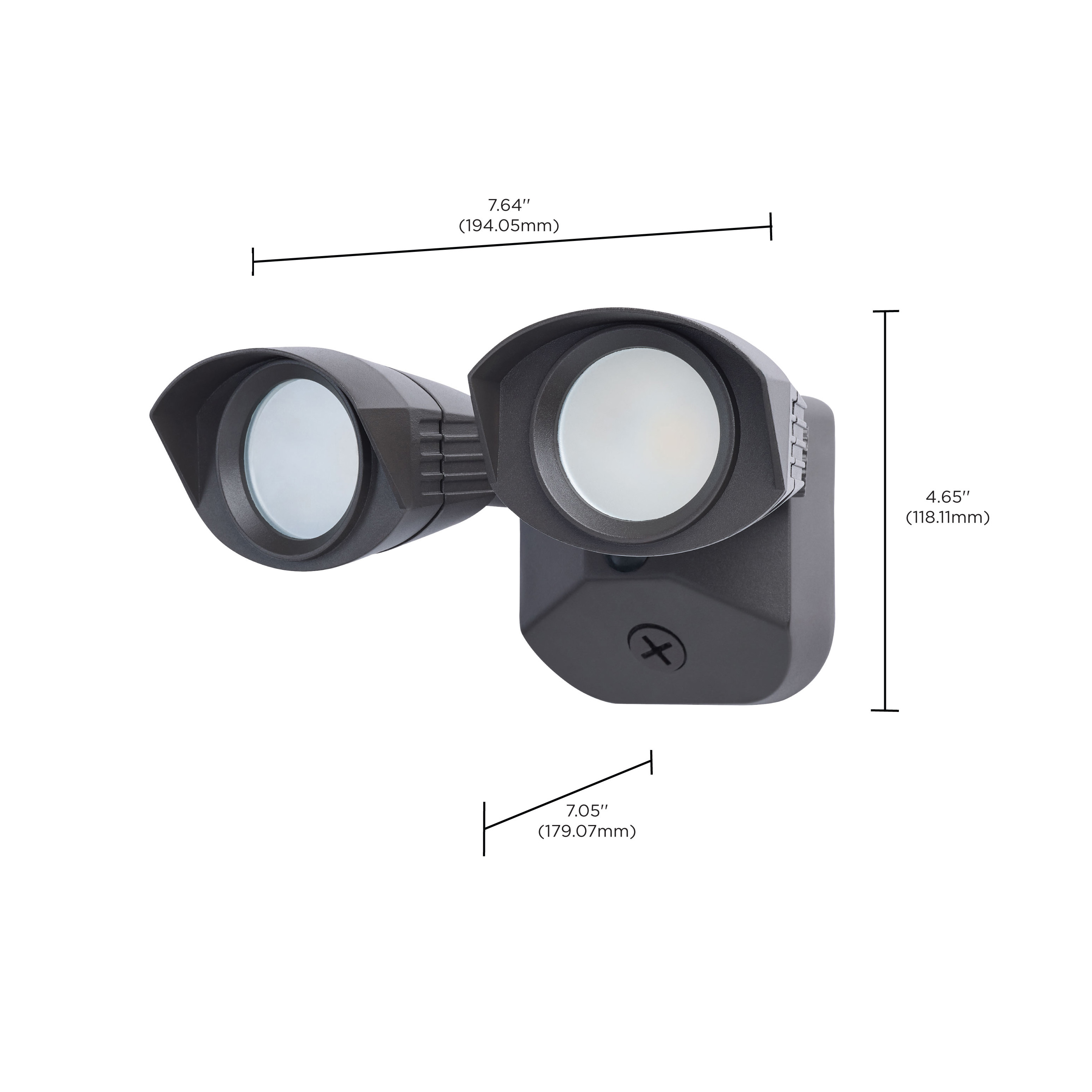 LED 2 SQUARE HEAD SECURITY LGT - 65-1402