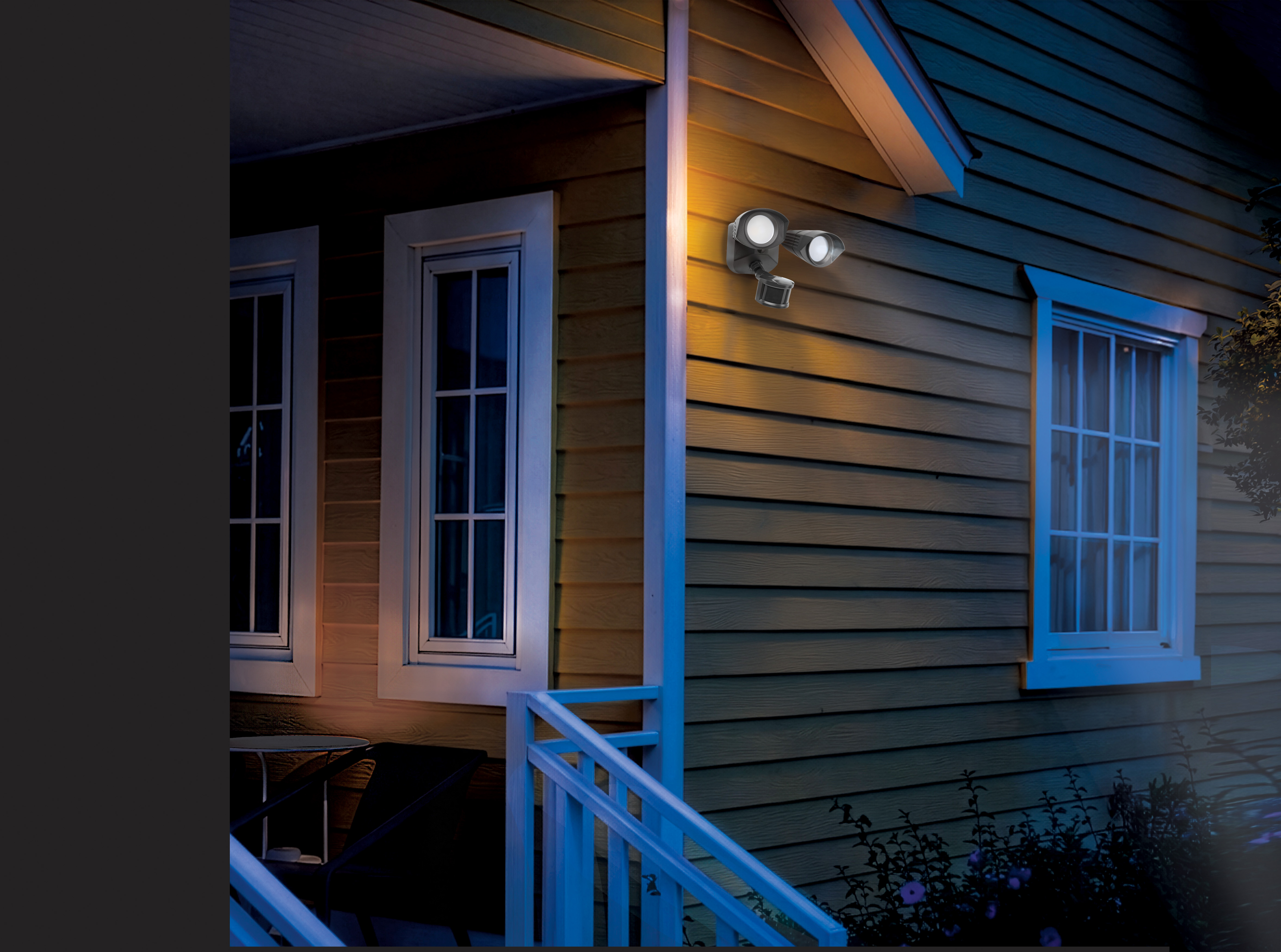 LED 2 SQUARE HEAD SECURITY LGT - 65-1403
