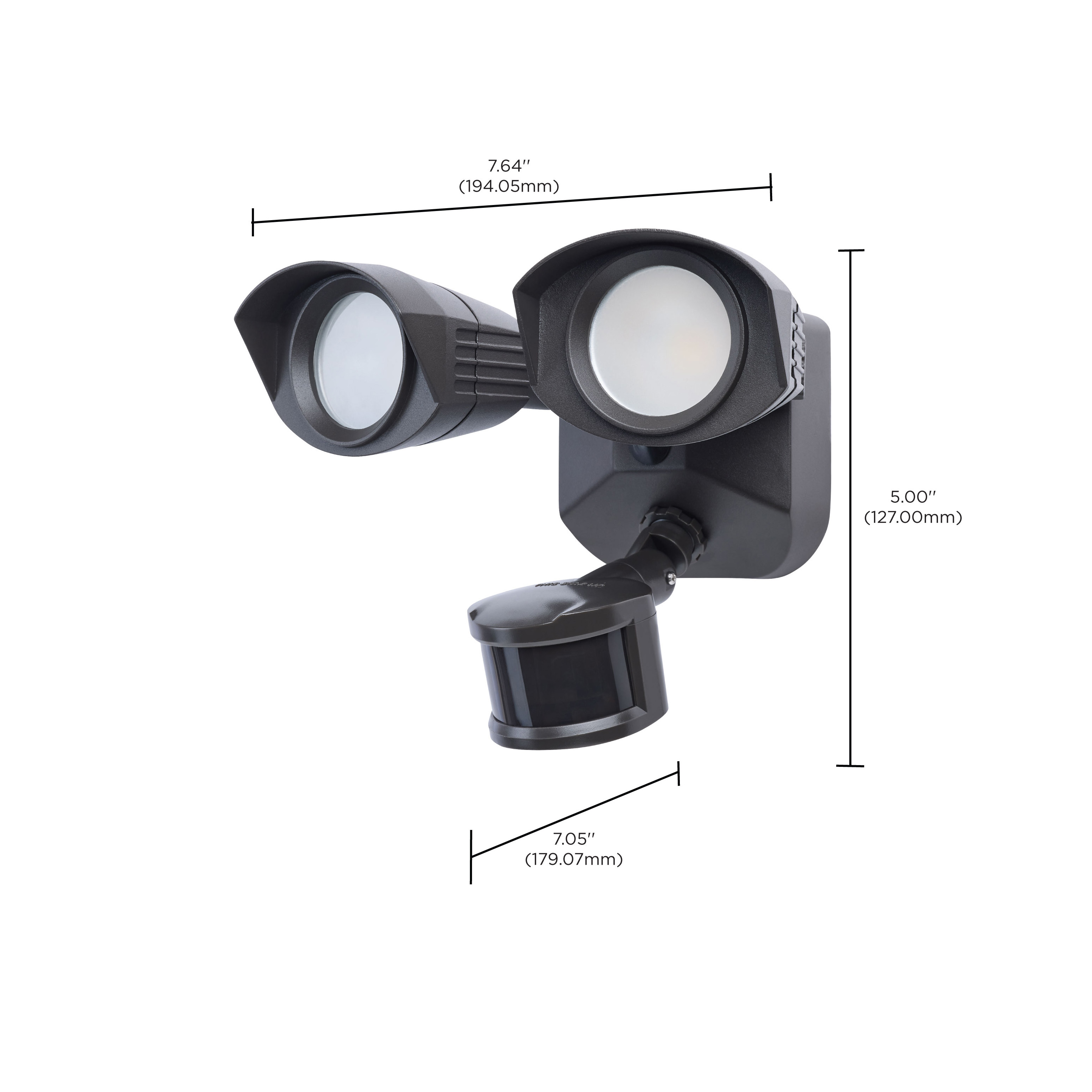 LED 2 SQUARE HEAD SECURITY LGT - 65-1403