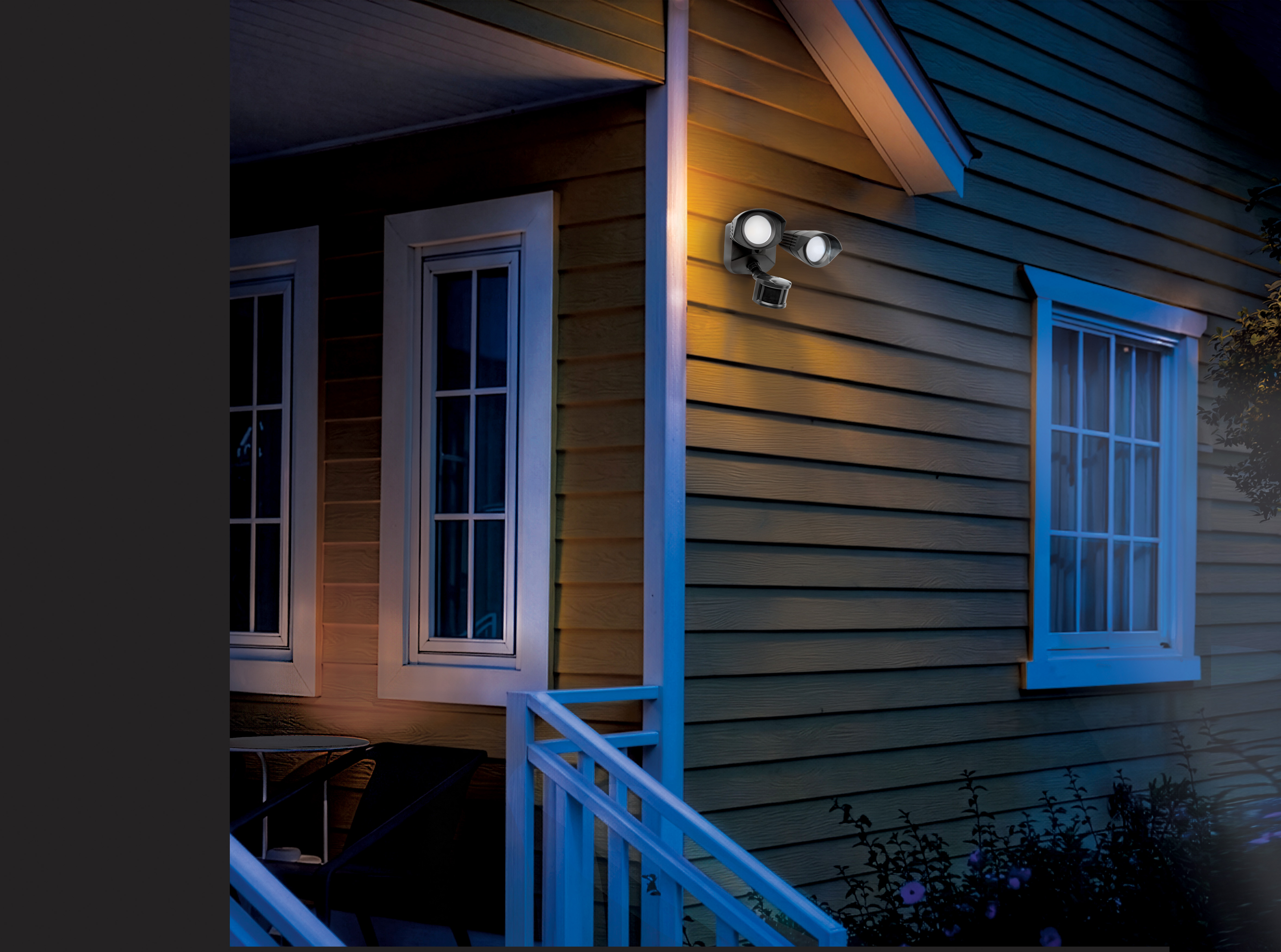 LED 2 SQUARE HEAD SECURITY LGT - 65-1405