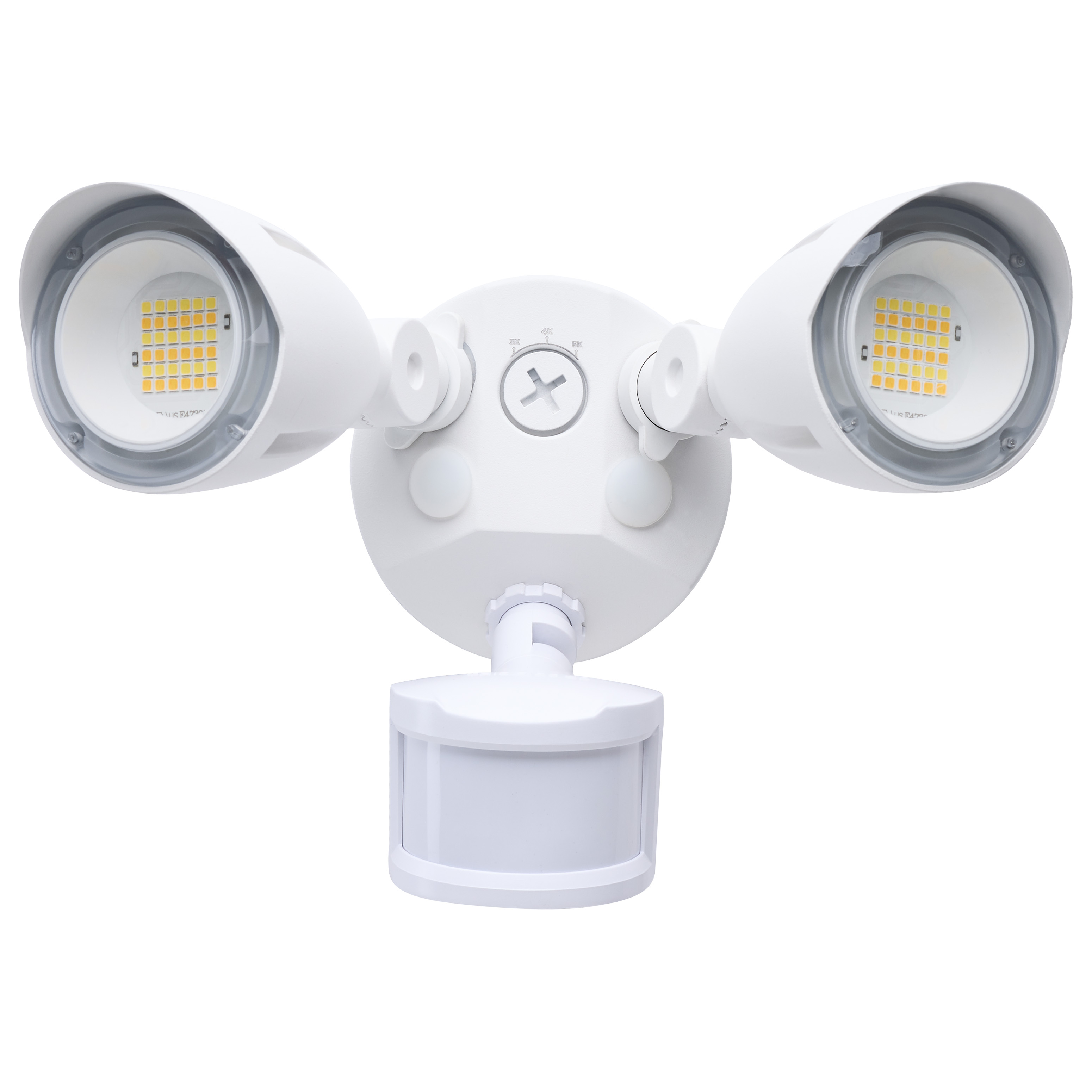 LED 2 BULLET HEAD SECURITY LGT - 65-1411