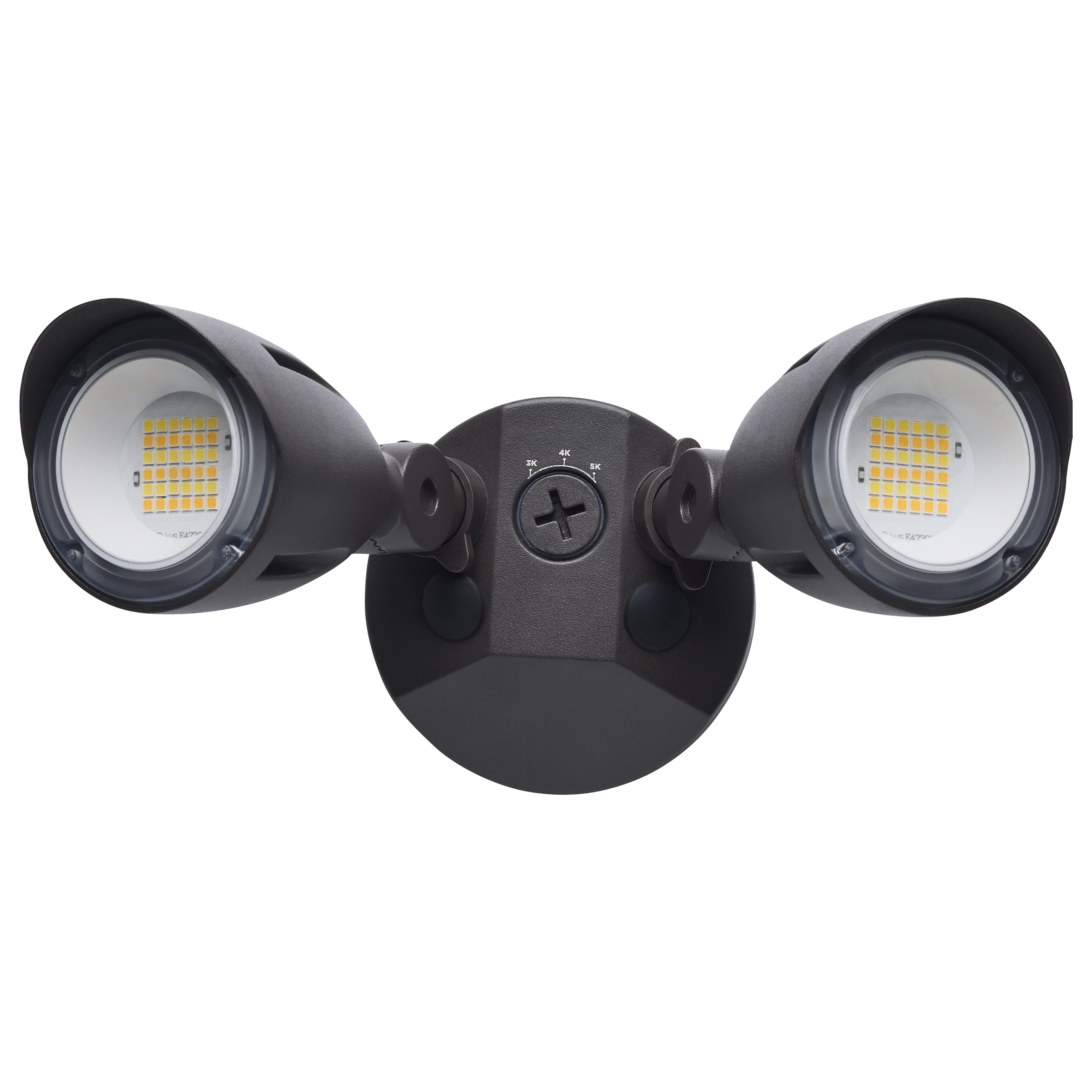 LED 2 BULLET HEAD SECURITY LGT - 65-1412