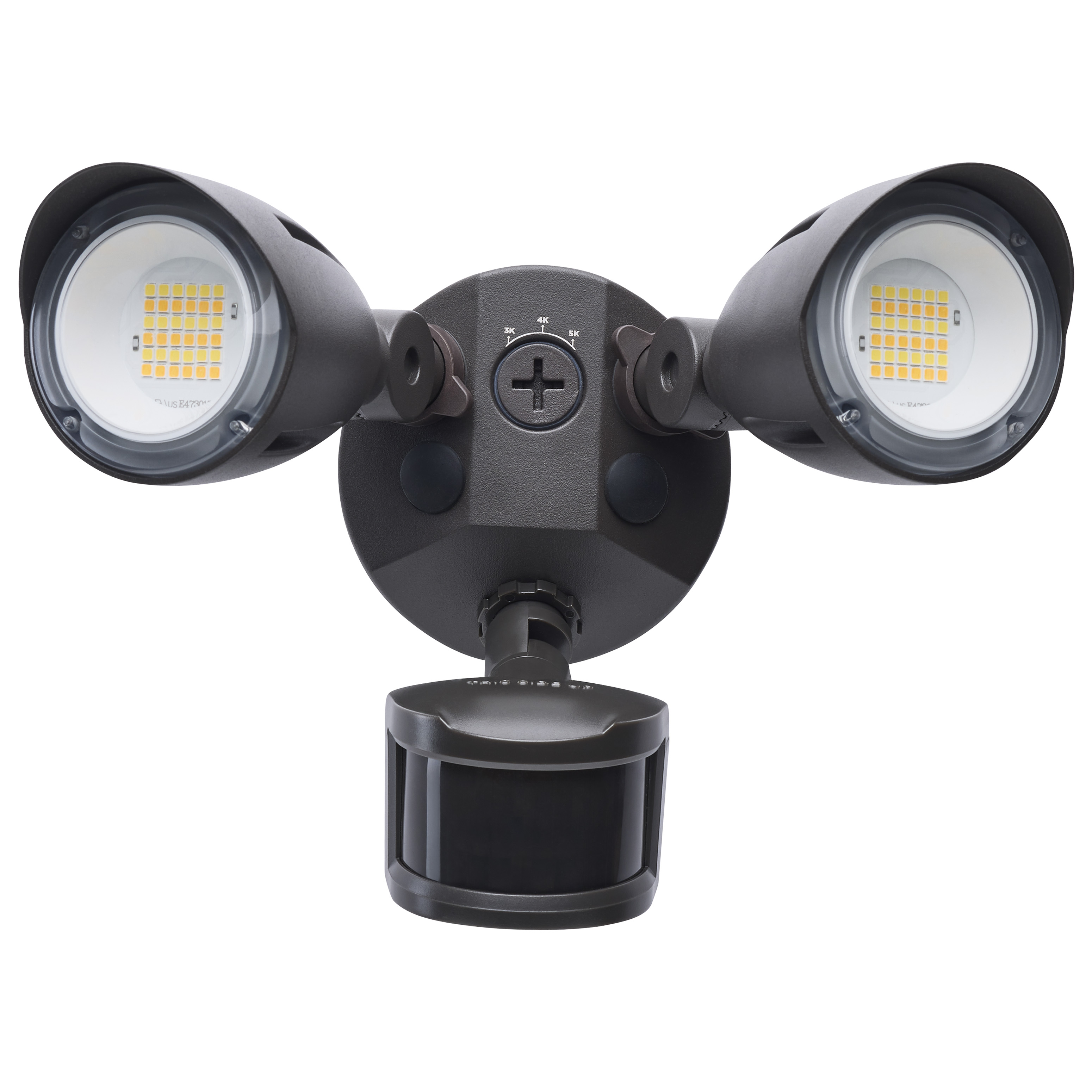 LED 2 BULLET HEAD SECURITY LGT - 65-1413