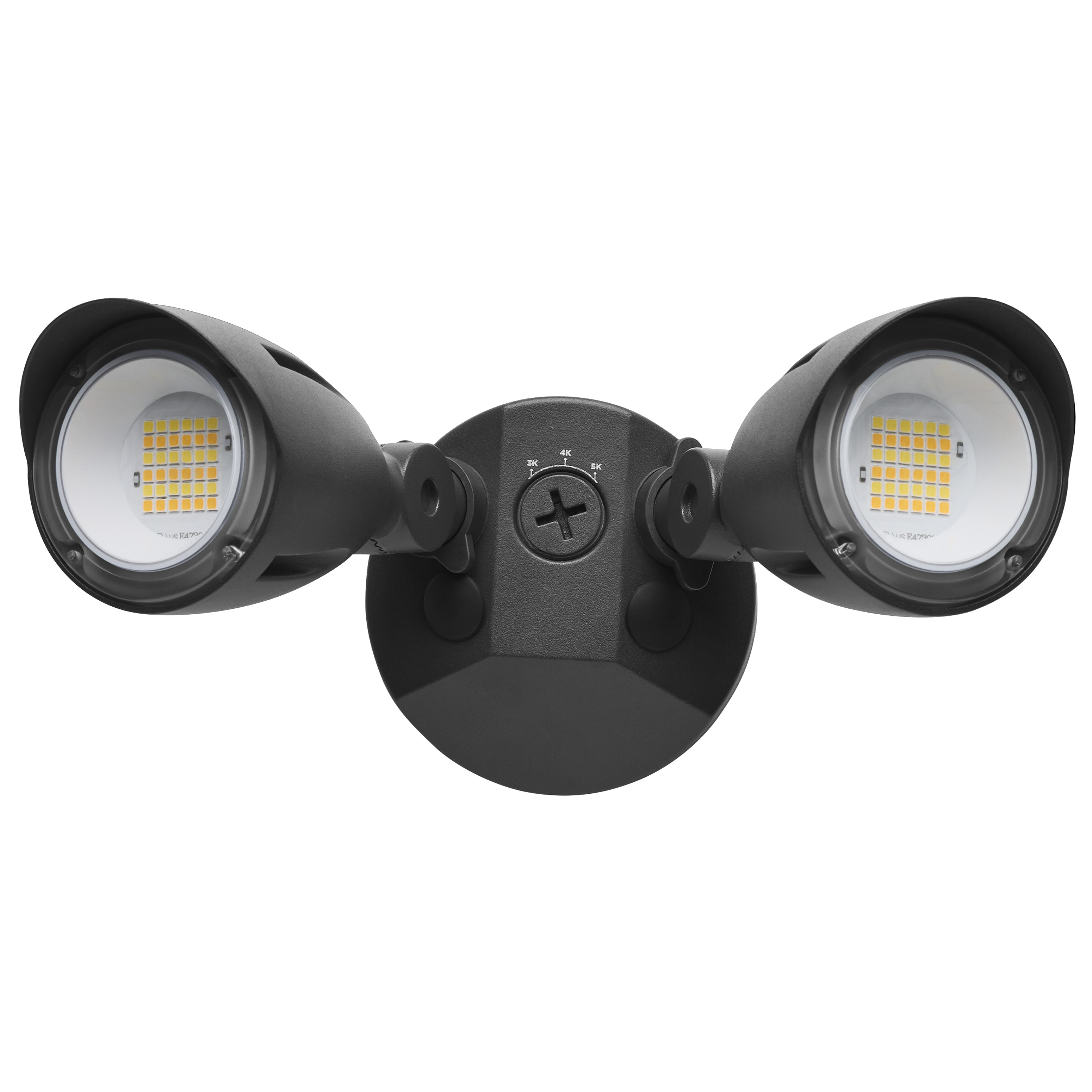 LED 2 BULLET HEAD SECURITY LGT - 65-1414