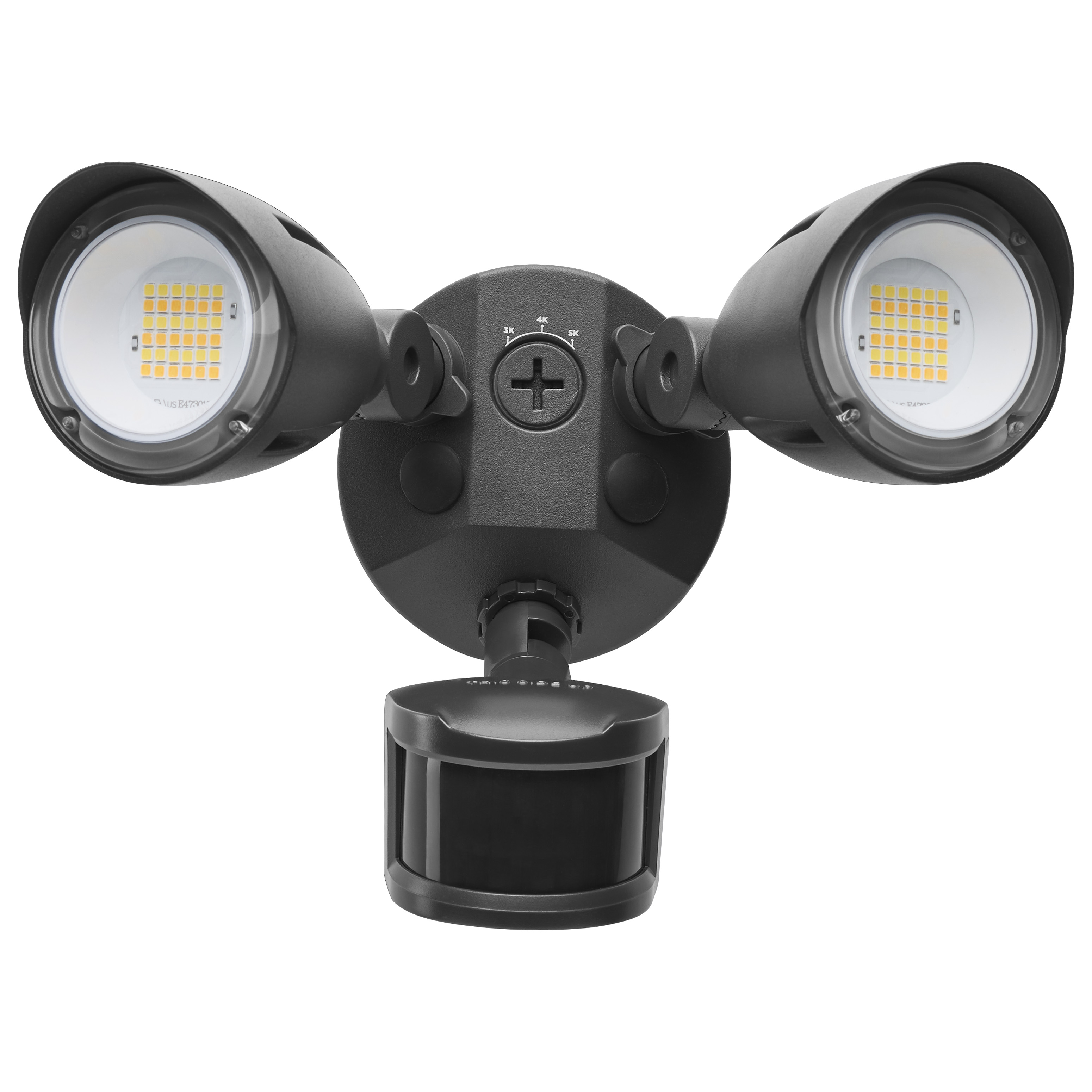 LED 2 BULLET HEAD SECURITY LGT - 65-1415