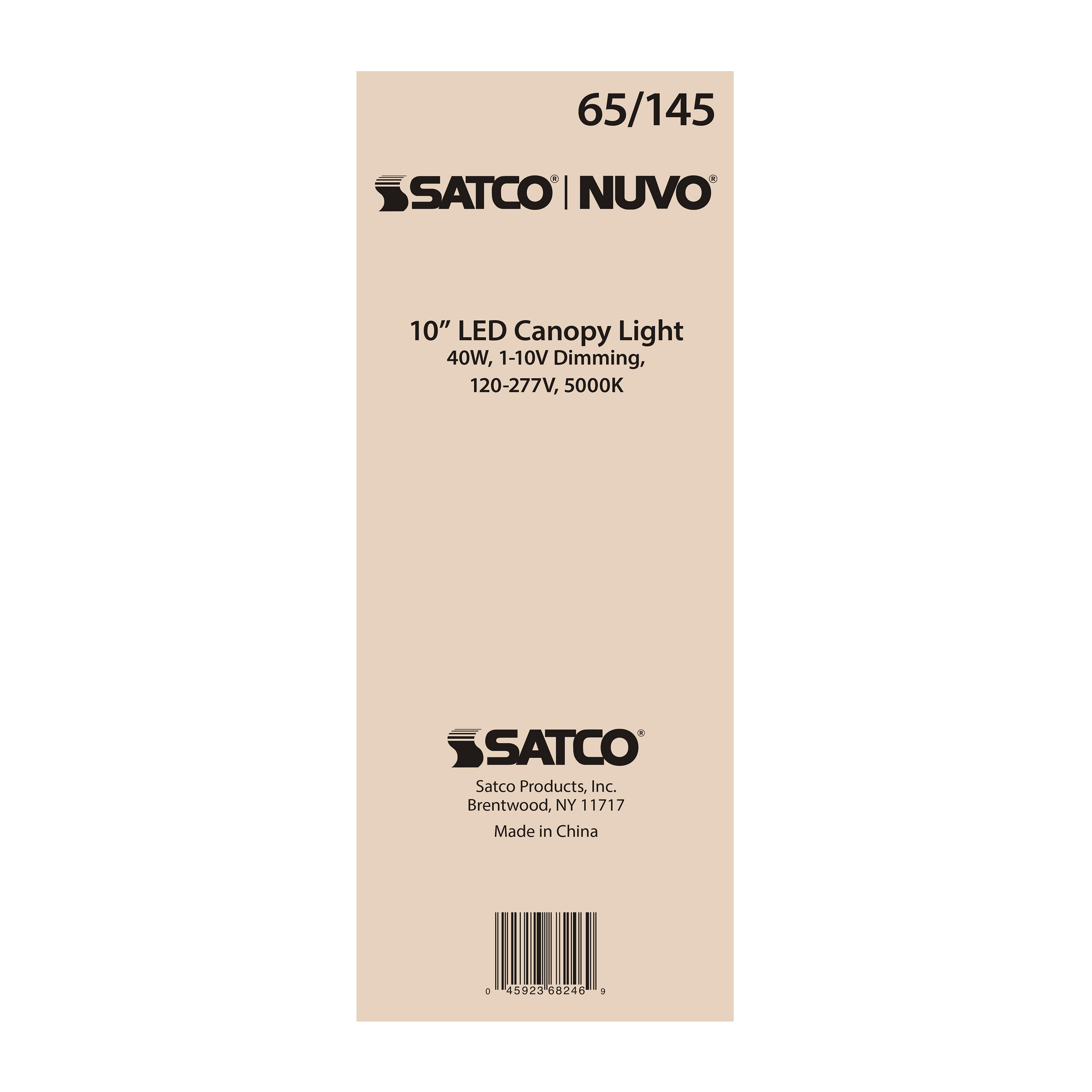 40W LED CANOPY FIXTURE 10" - 65-145