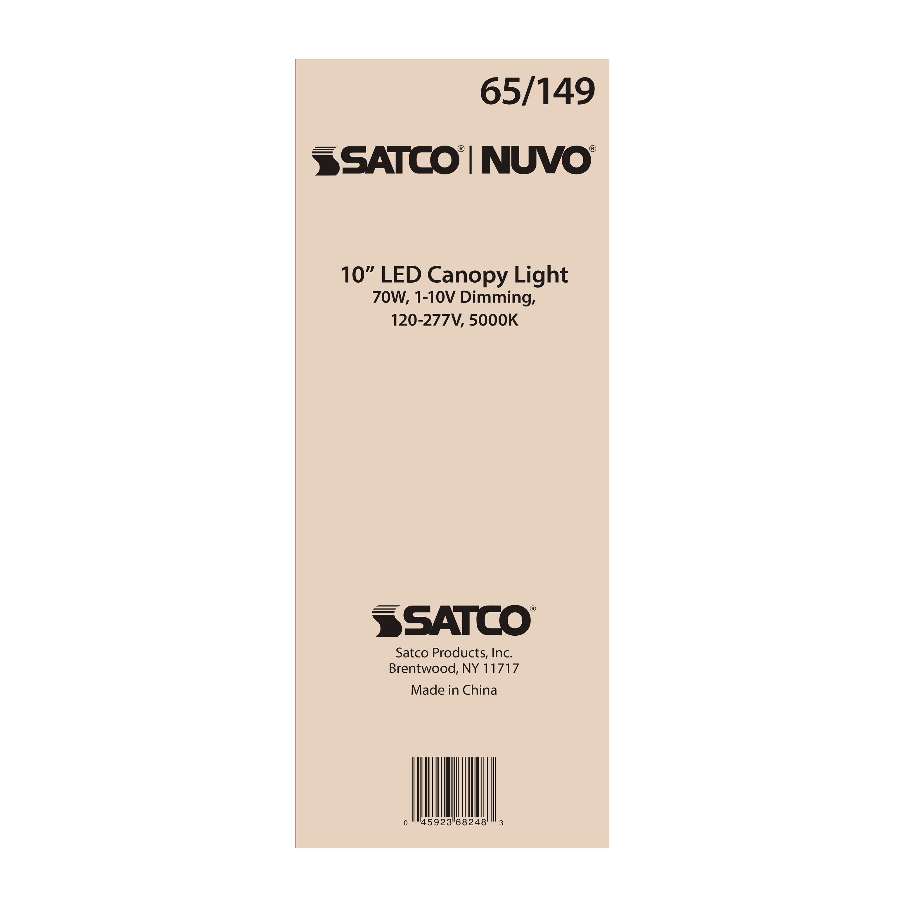 70W LED CANOPY FIXTURE 10" - 65-149