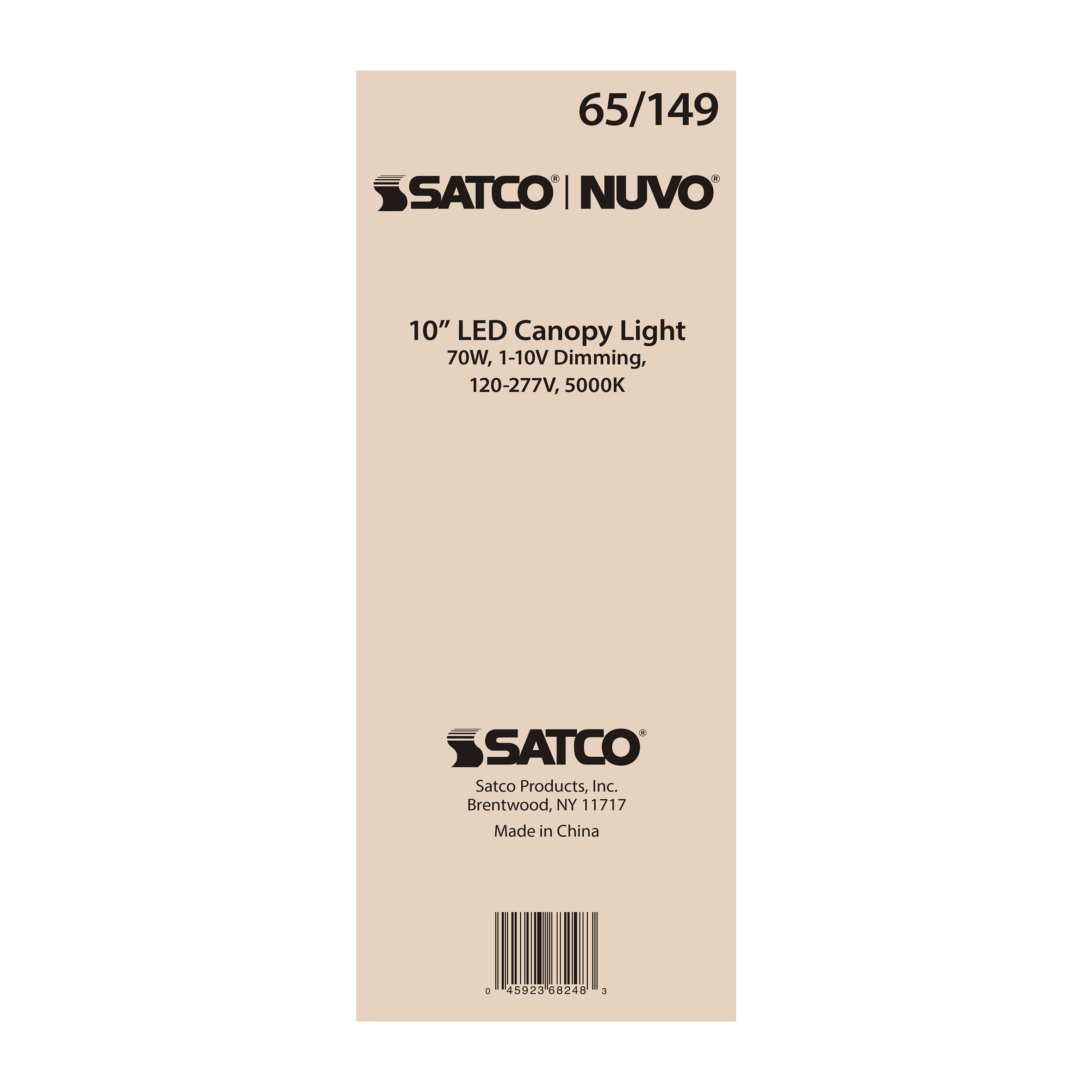 70W LED CANOPY FIXTURE 10" - 65-149