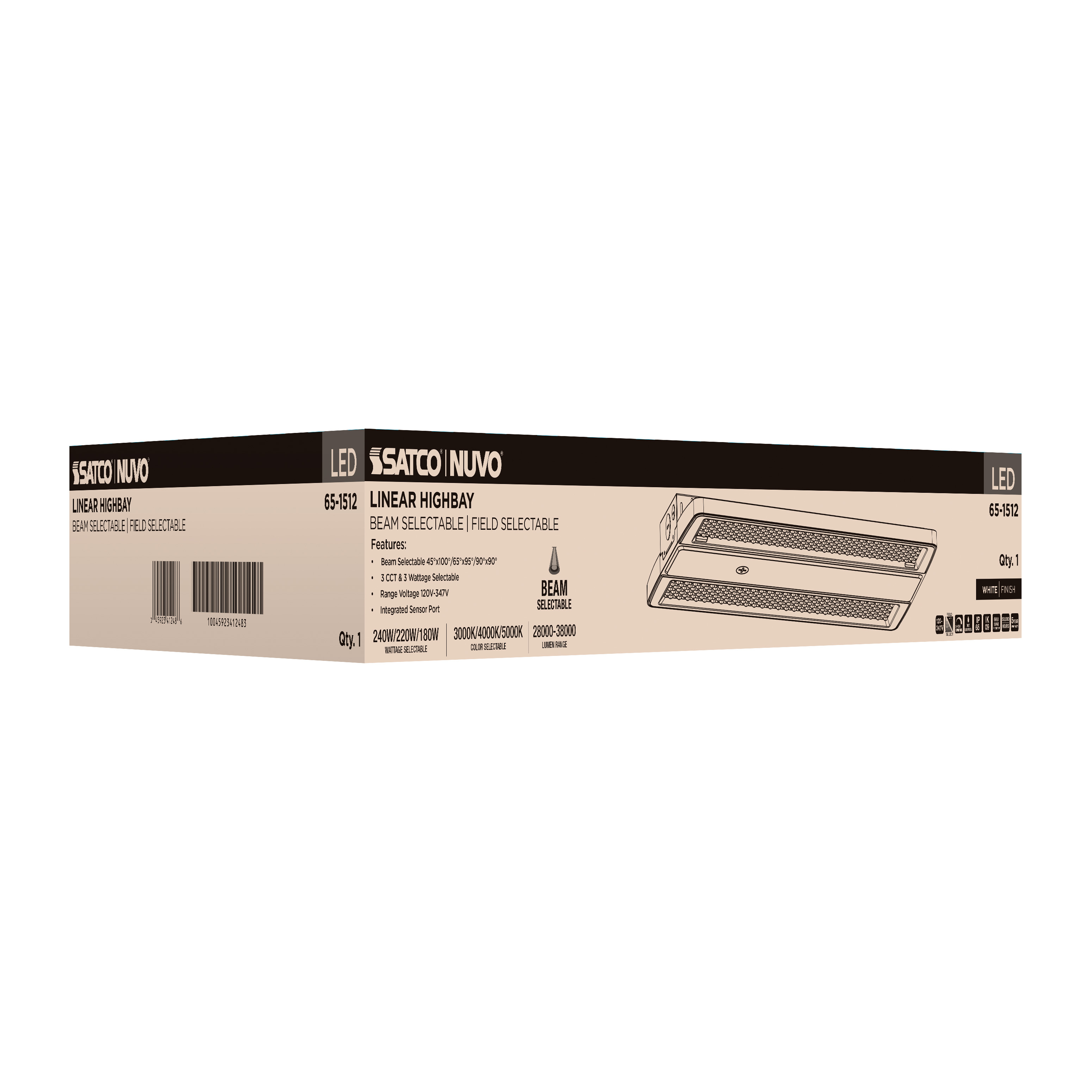 LED SELECTABLE LINEAR HIGH BAY - 65-1512
