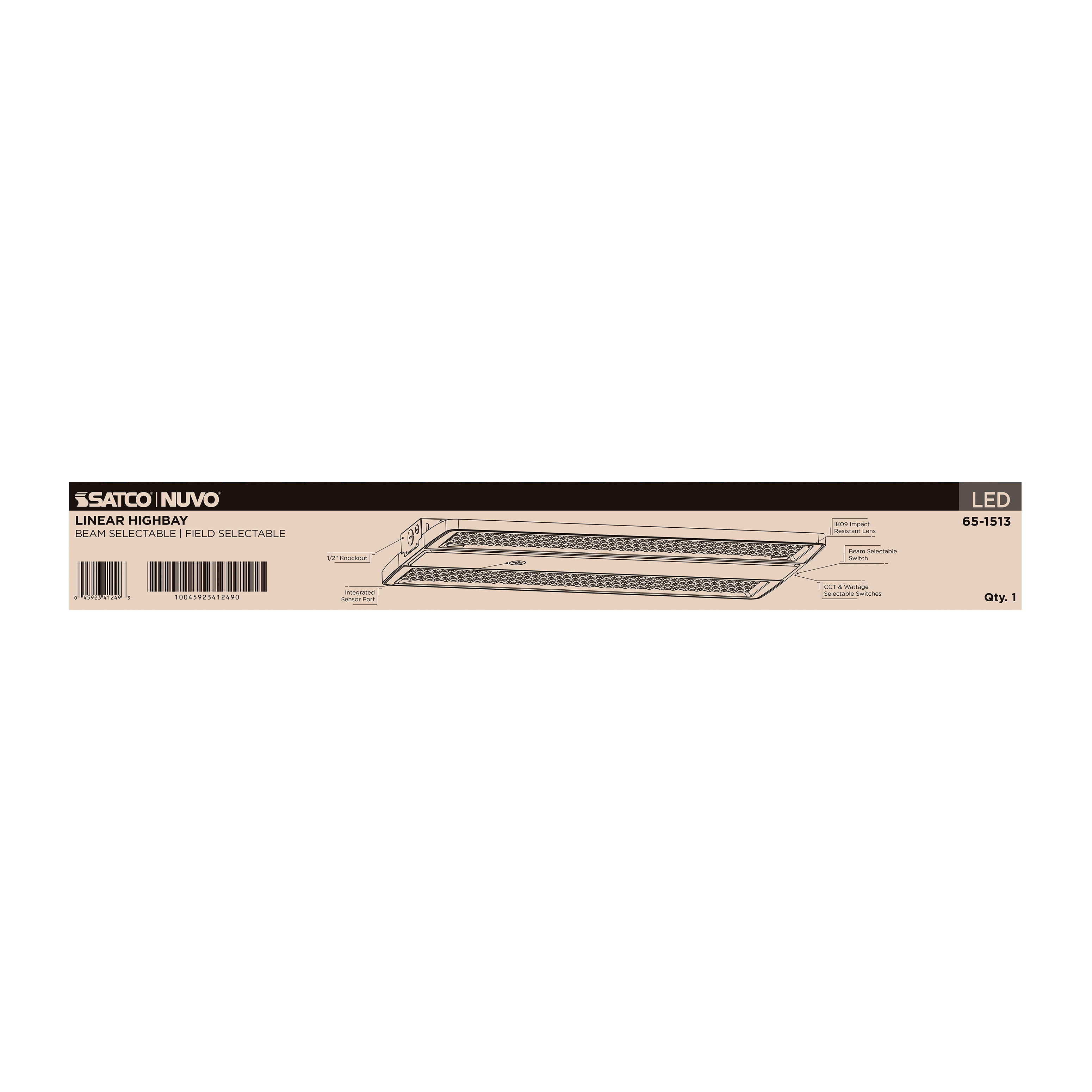 LED SELECTABLE LINEAR HIGH BAY - 65-1513