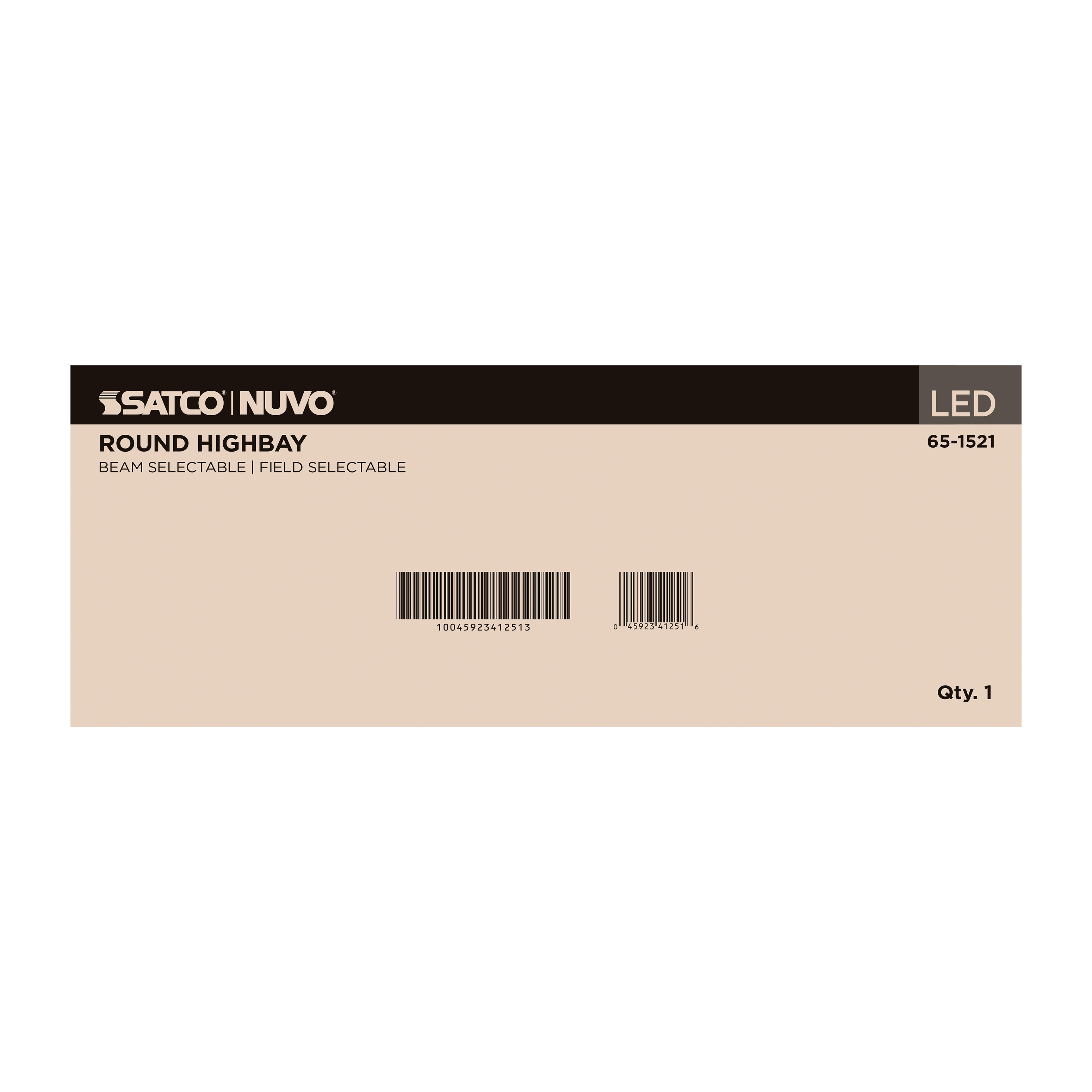 LED SELECTABLE HIGH BAY BLACK - 65-1521