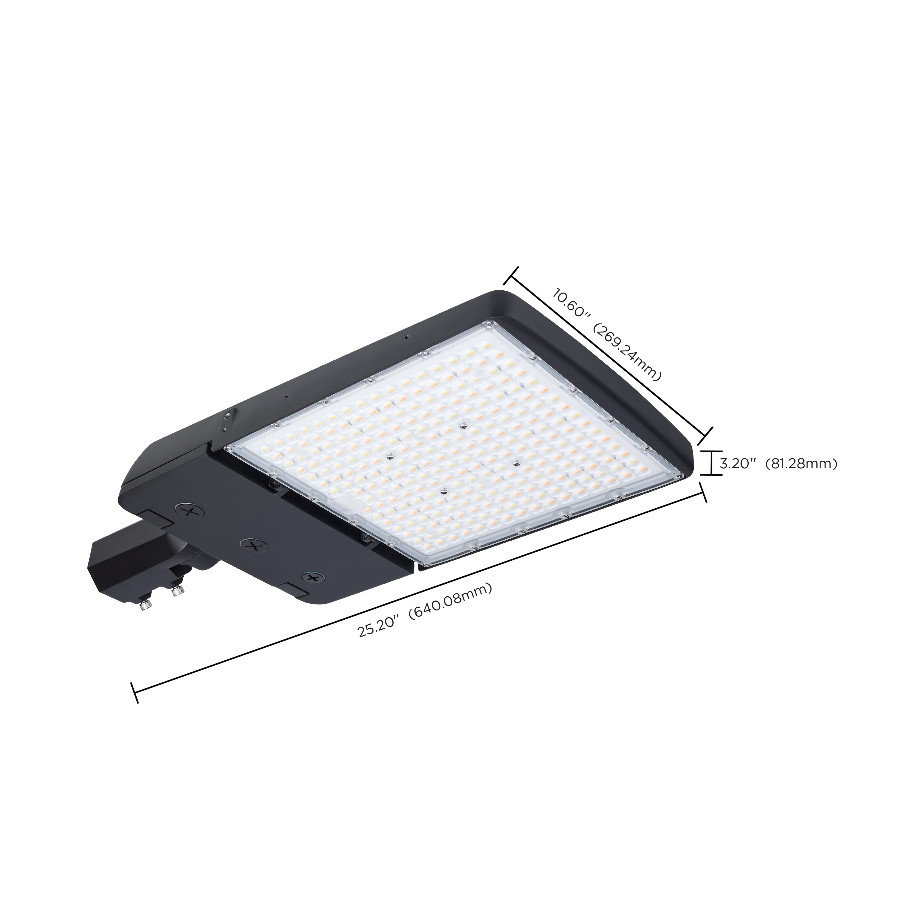 LED AREA LIGHT BRONZE 120-277V - 65-1525