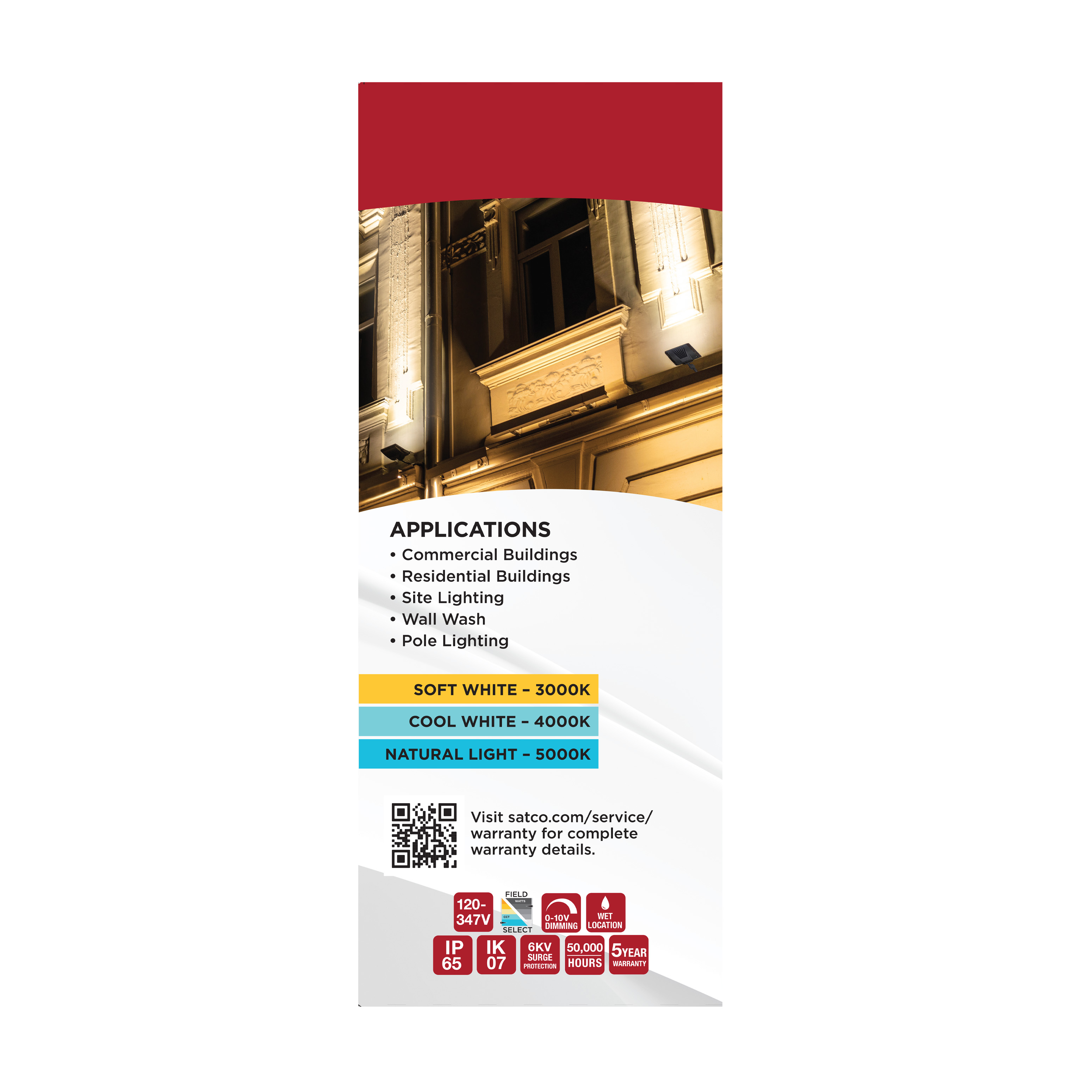 LED FLOOD LIGHT BRONZE FINISH - 65-1540