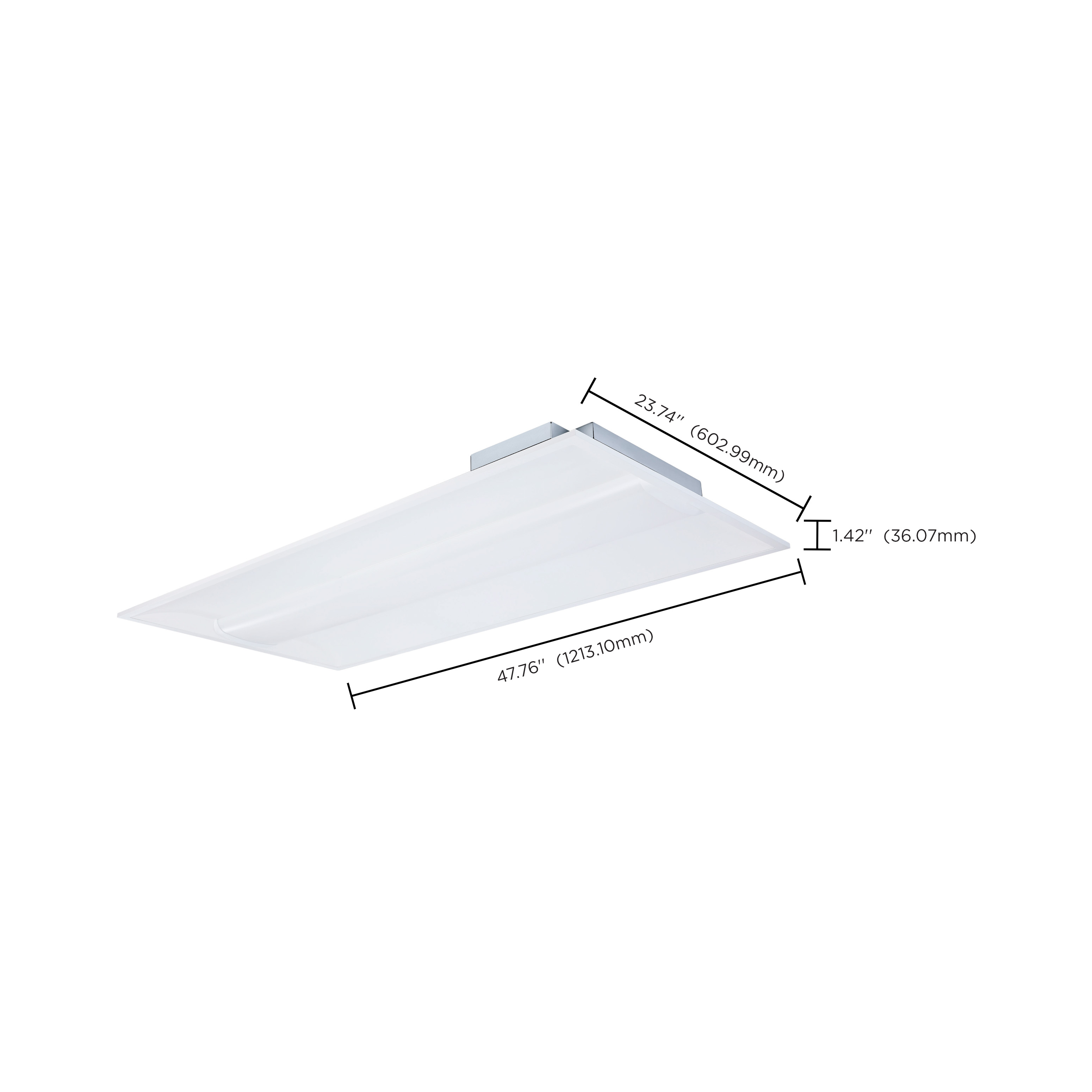 2X4 SINGLE BASKET TROFFER - 65-1601