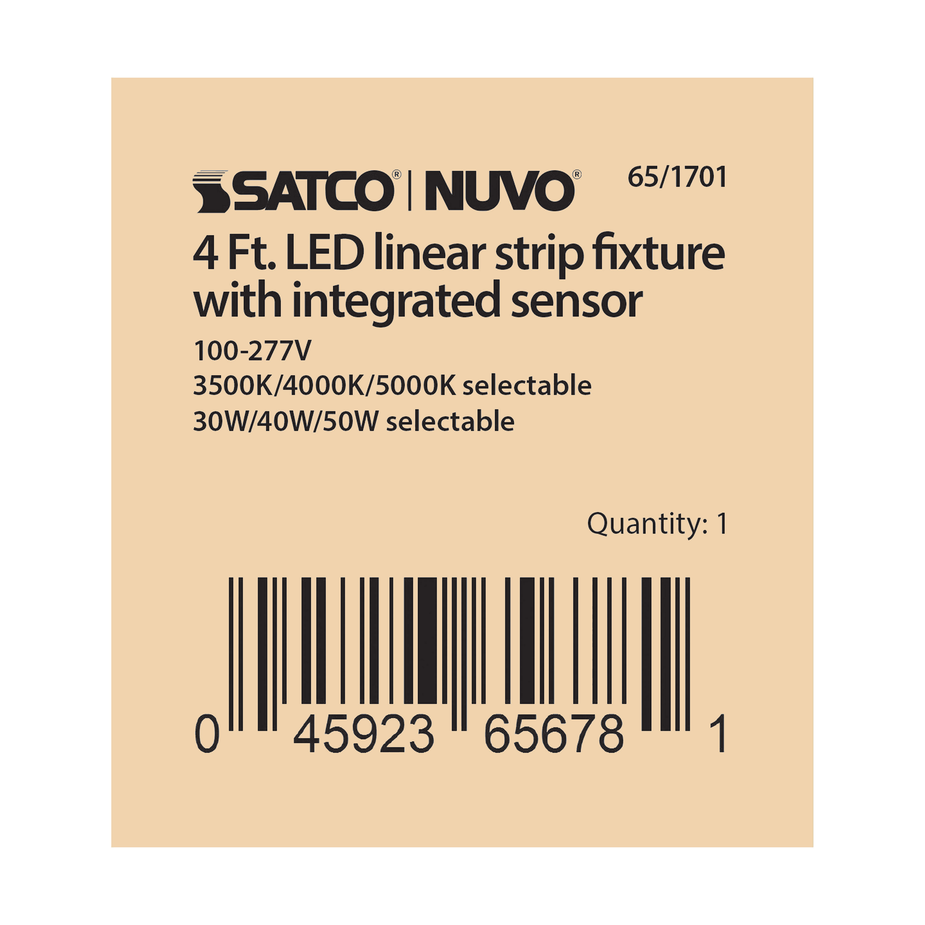 4' LINEAR STRIP W/SENSOR - 65-1701