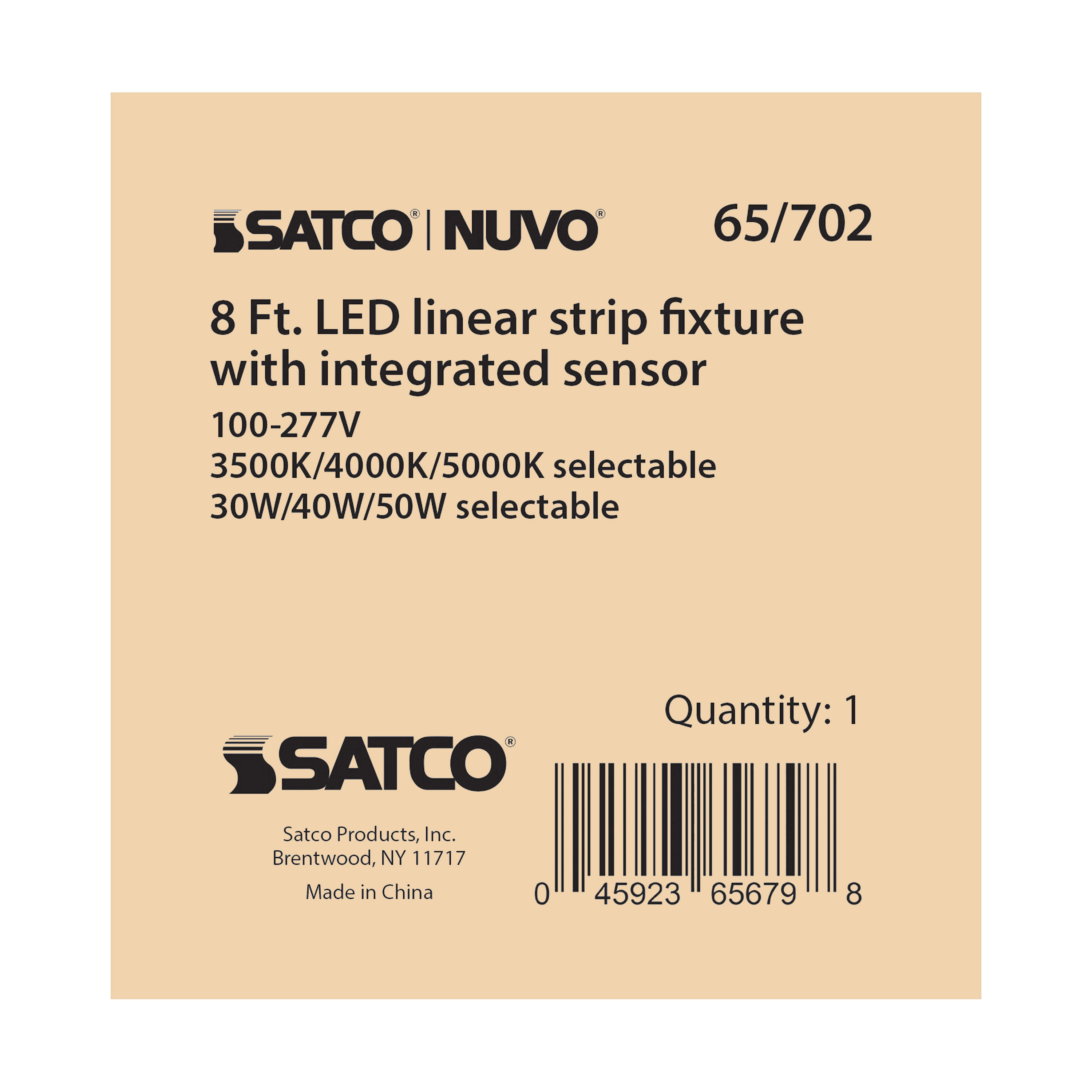 8' LINEAR STRIP W/SENSOR - 65-1702