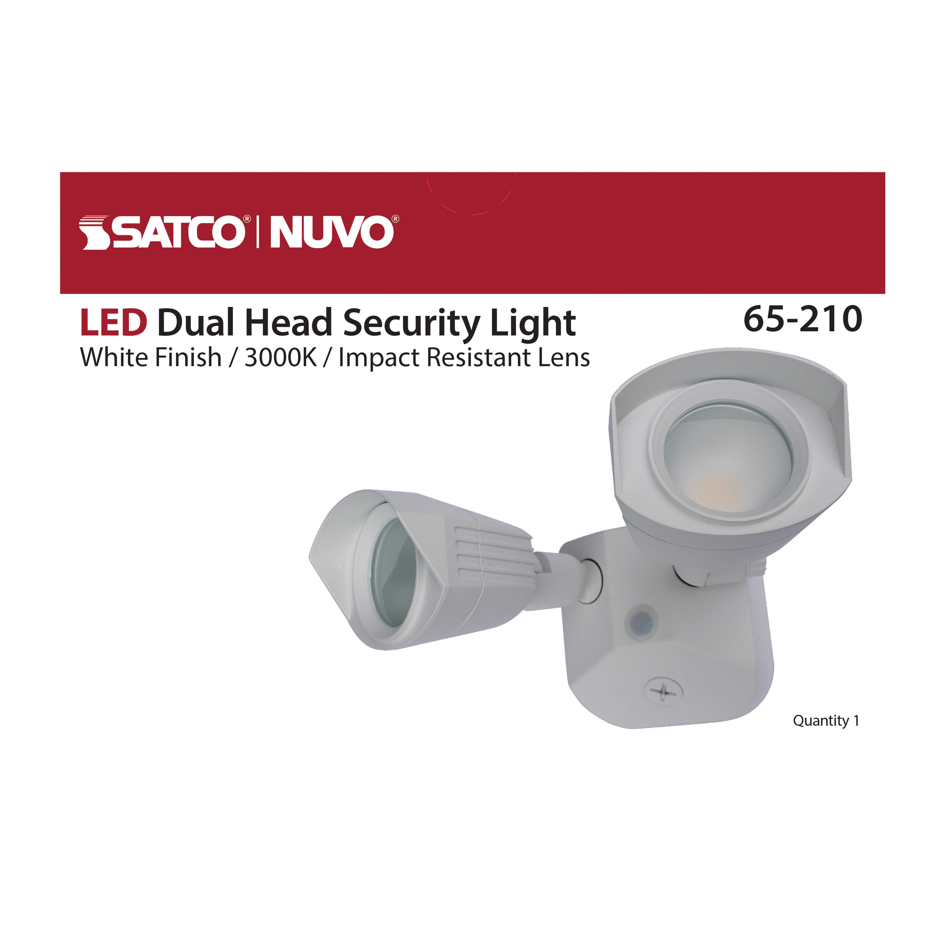 LED DUAL HEAD SECURITY LIGHT - 65-210
