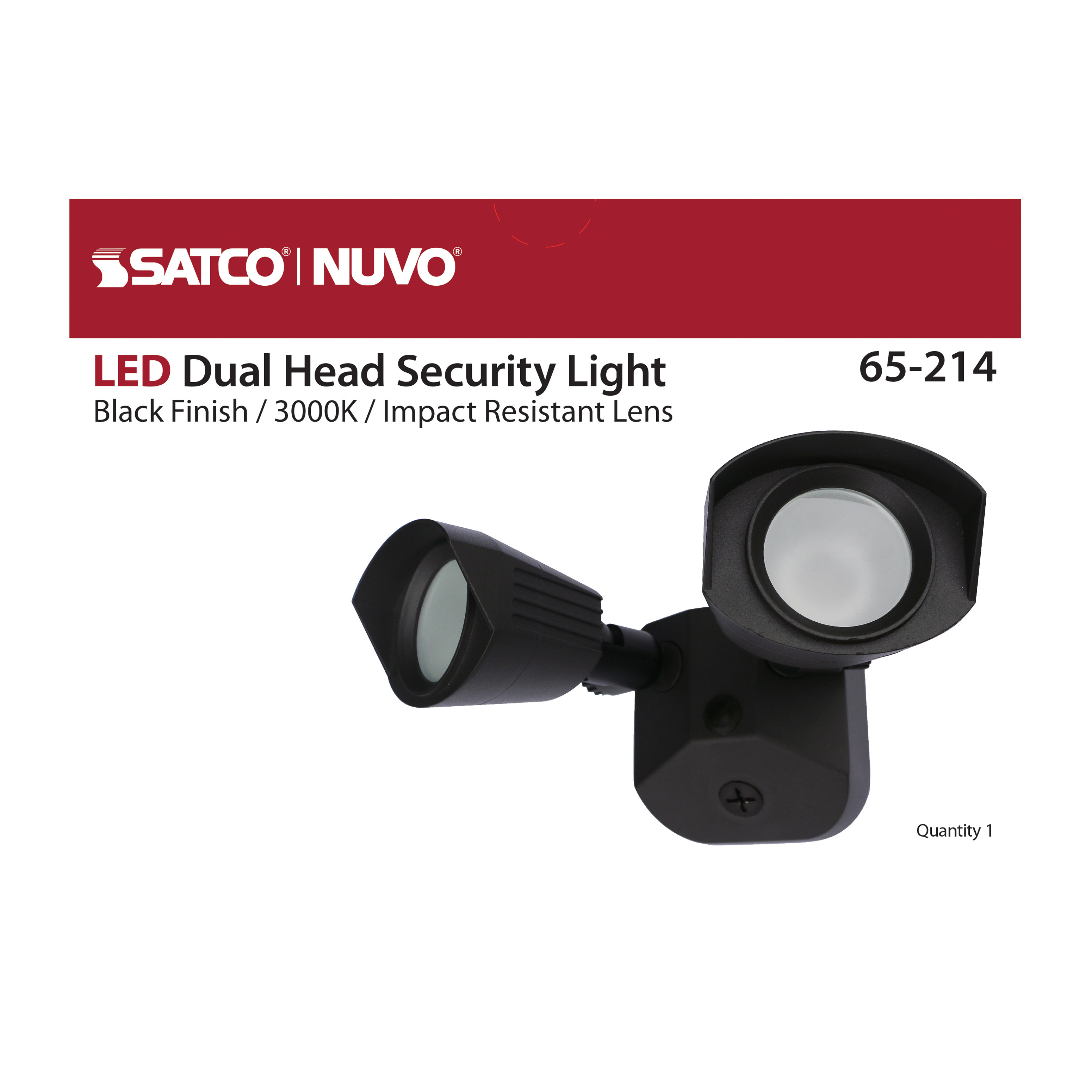 LED DUAL HEAD SECURITY LIGHT - 65-214