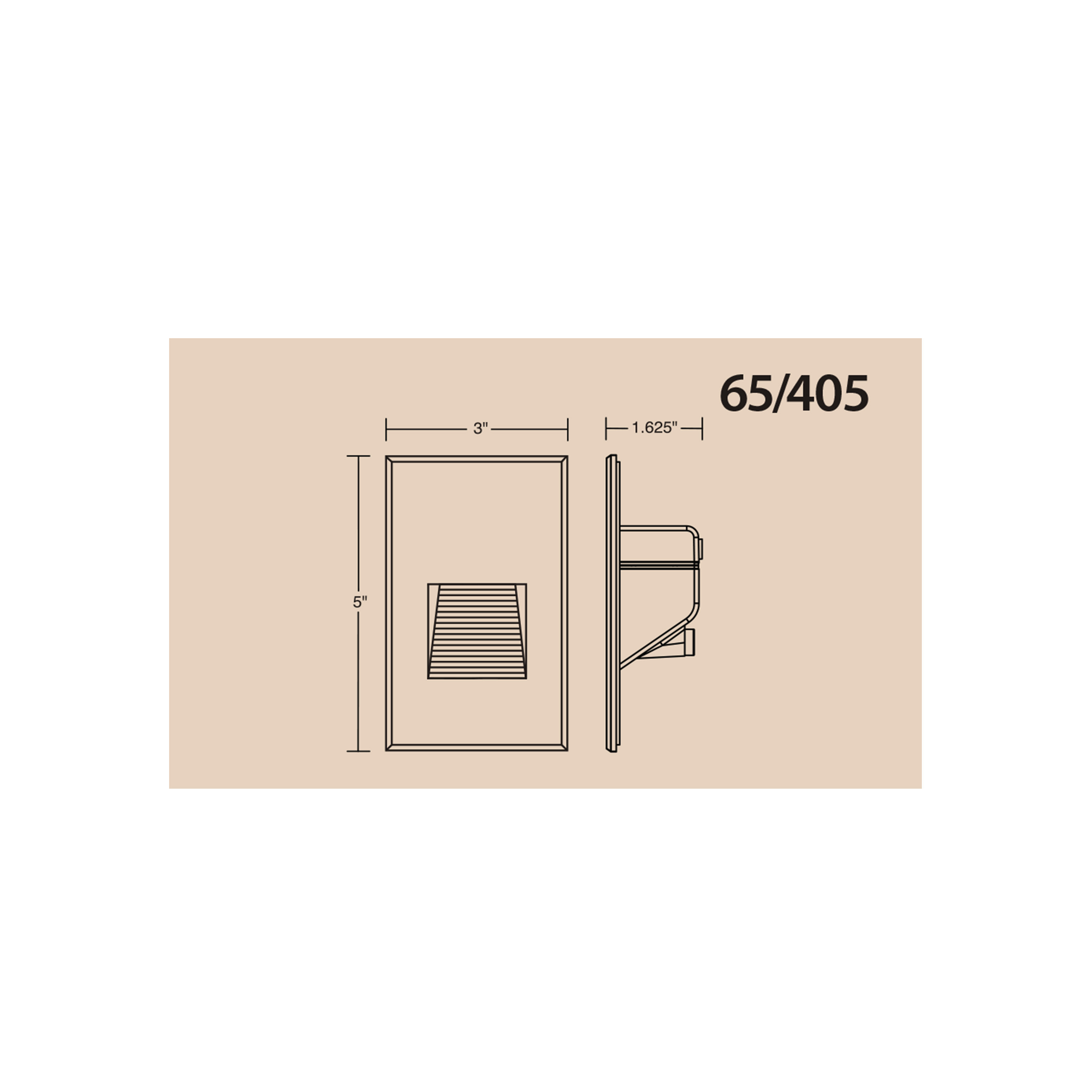 LED 3W VERTICAL STEP LIGHT - 65-405
