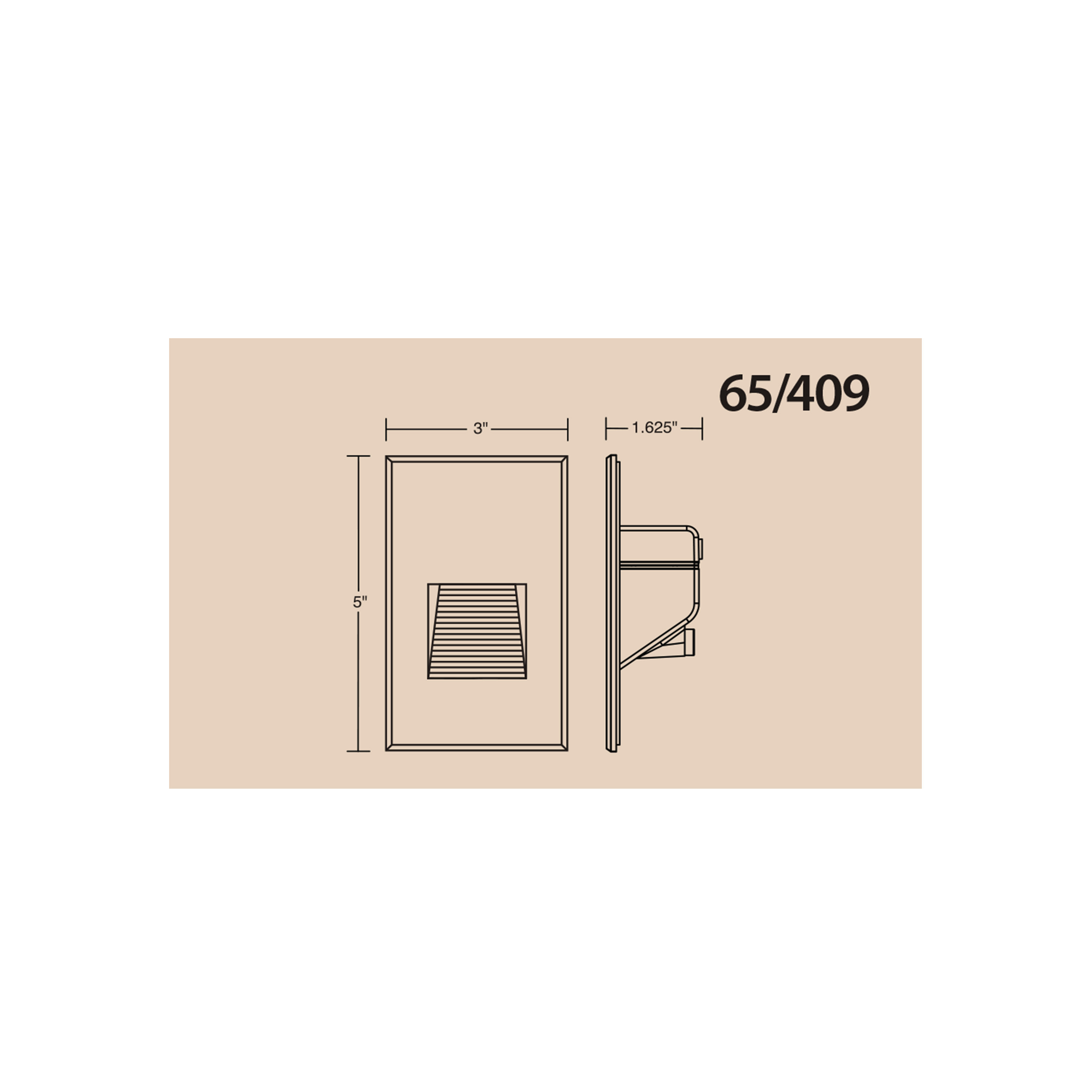 LED 3W VERTICAL STEP LIGHT - 65-409
