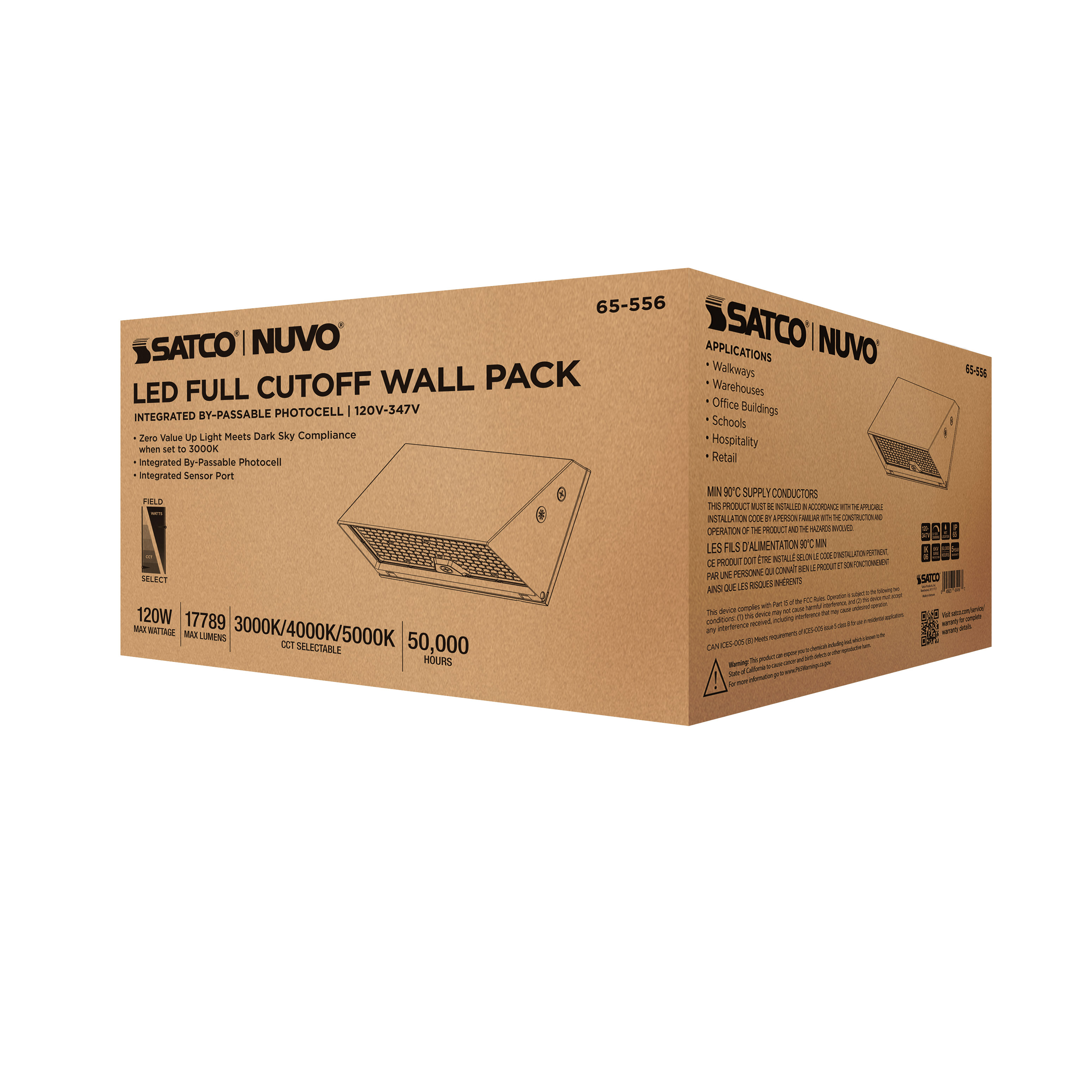 LED FULL CUTOFF WALL PACK - 65-556