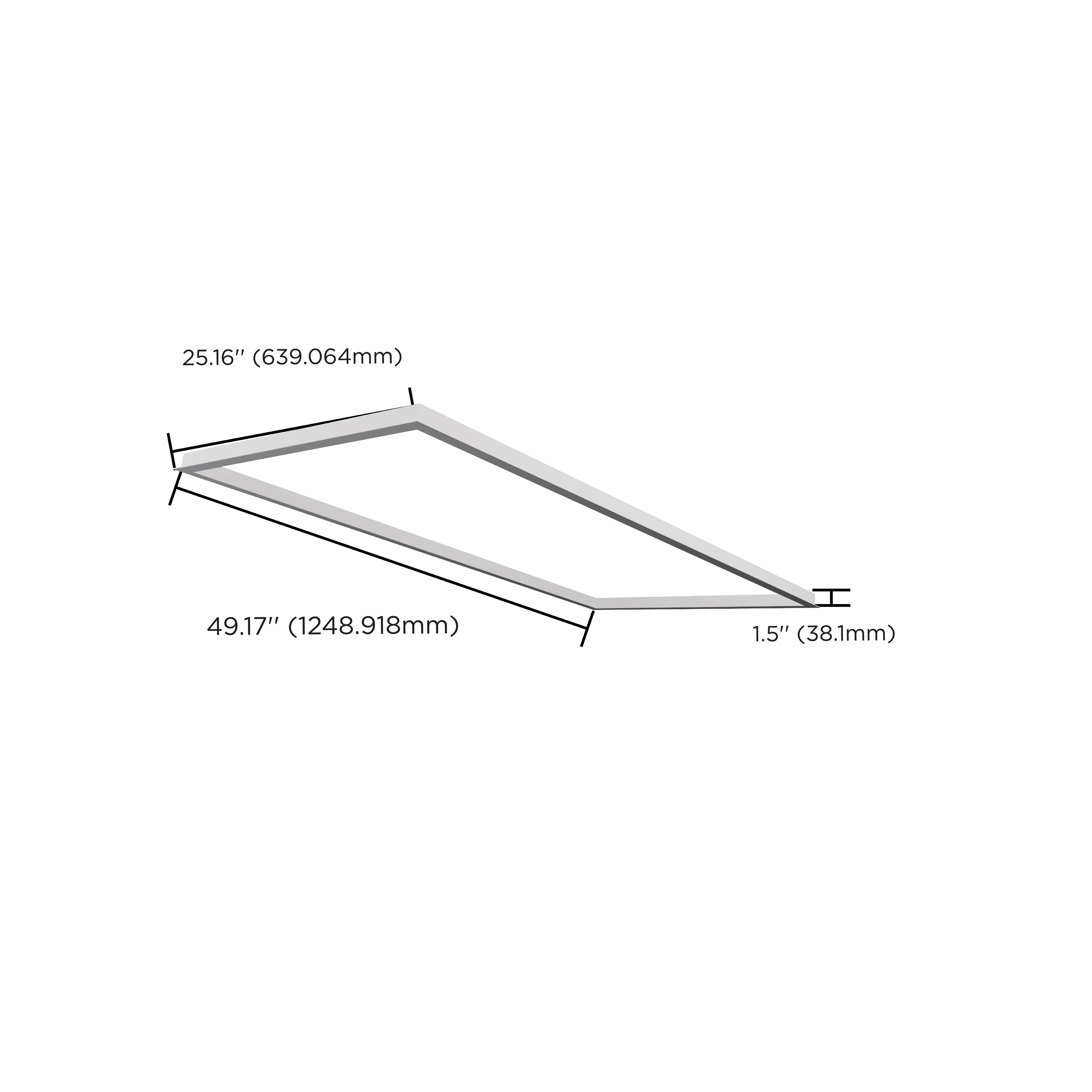 65-590 2X4 BACKLIT PANEL FLANGE KIT