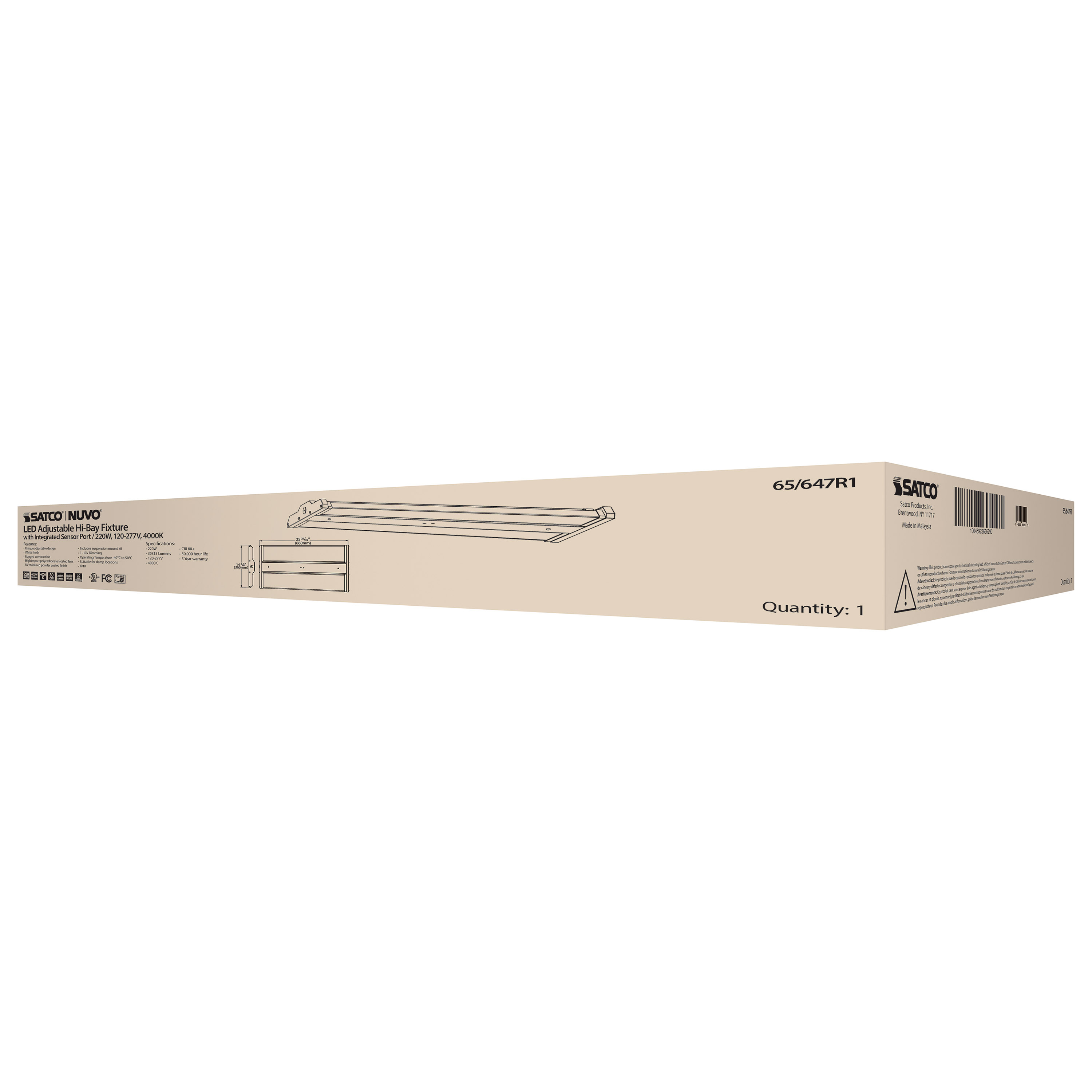 220W LED ADJUSTABLE HIGH BAY - 65-647R1