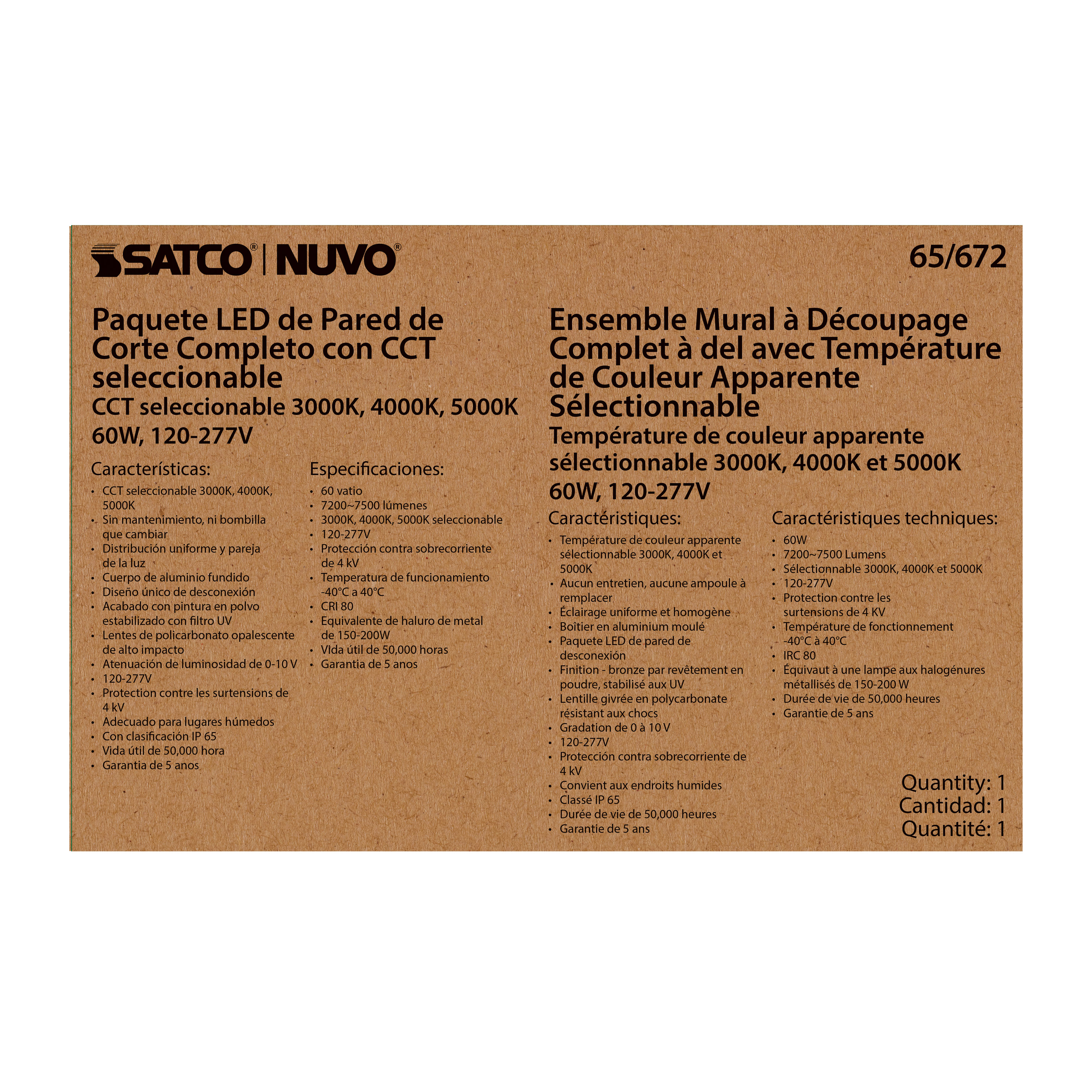 60W FULL CUTOFF WALL PACK - 65-672