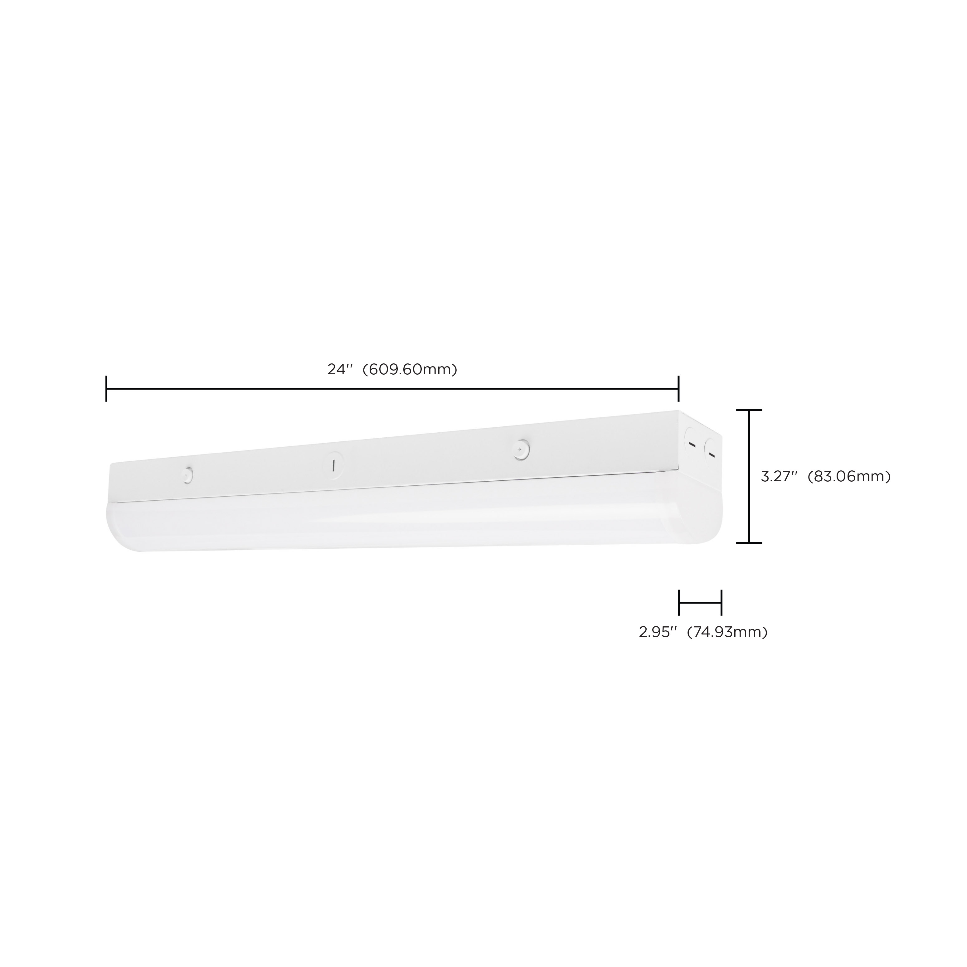 2' LINEAR STRIP WHITE FINISH - 65-700R1