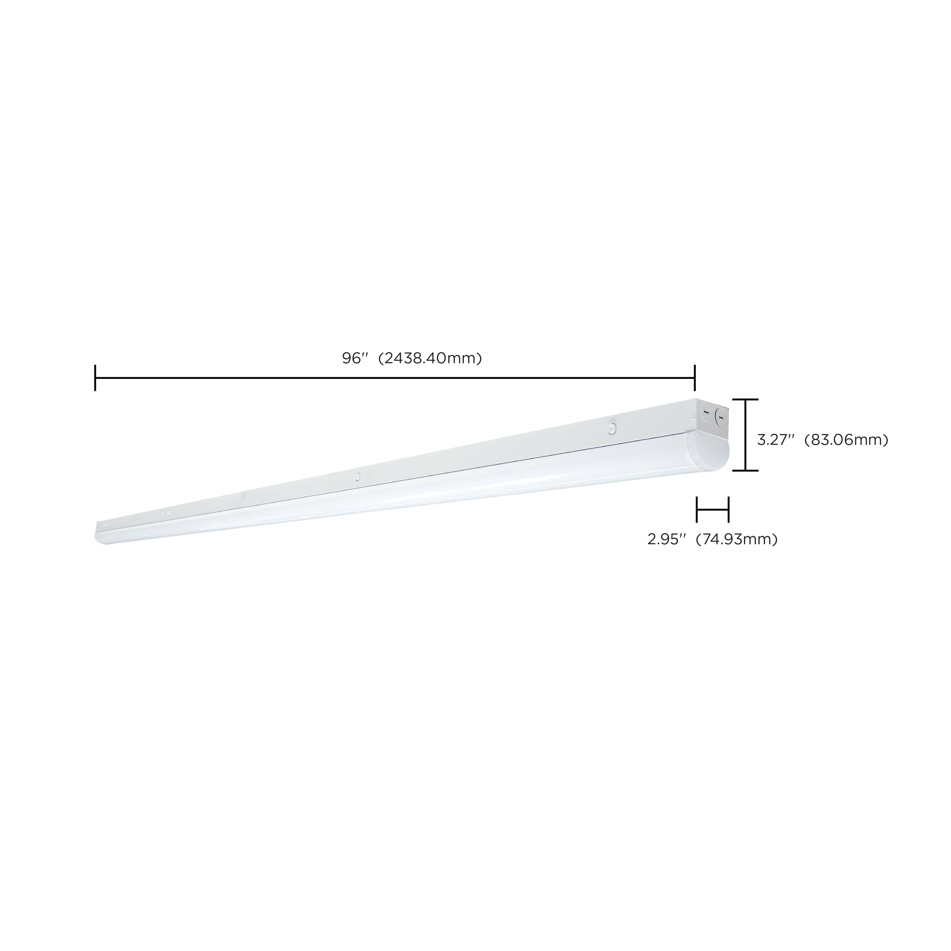 8' LINEAR STRIP WHITE FINISH - 65-703R1