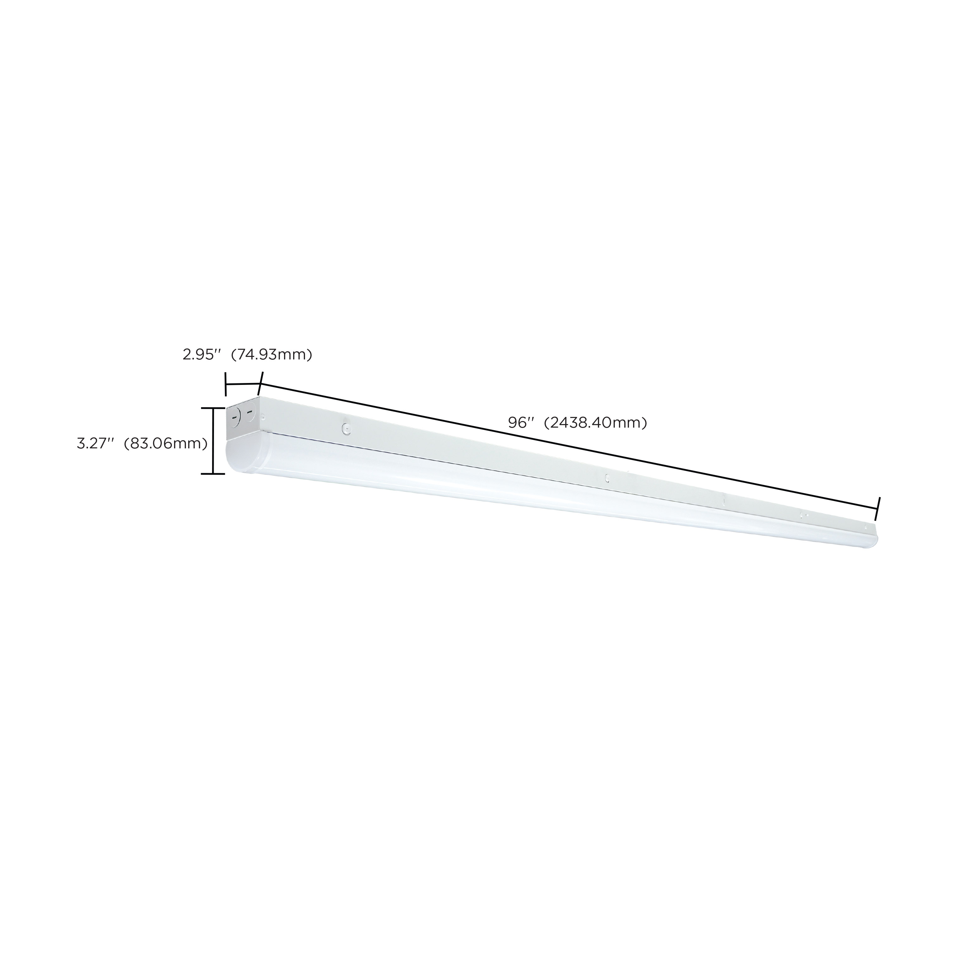 65-703 8'LINEAR STRIP WHITE FINISH