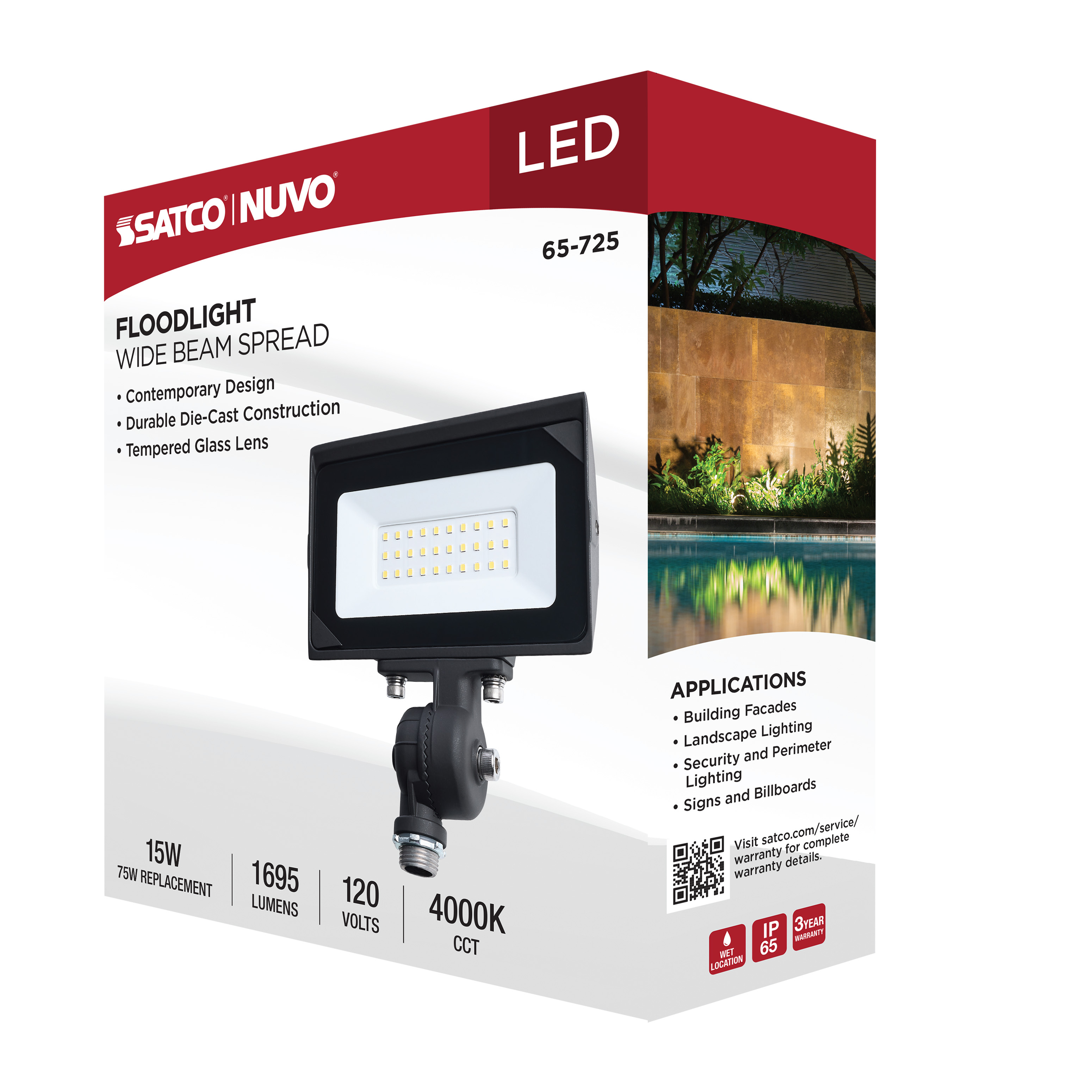 DOBFL15W/LED/840/BZ/ND120V - 65-725