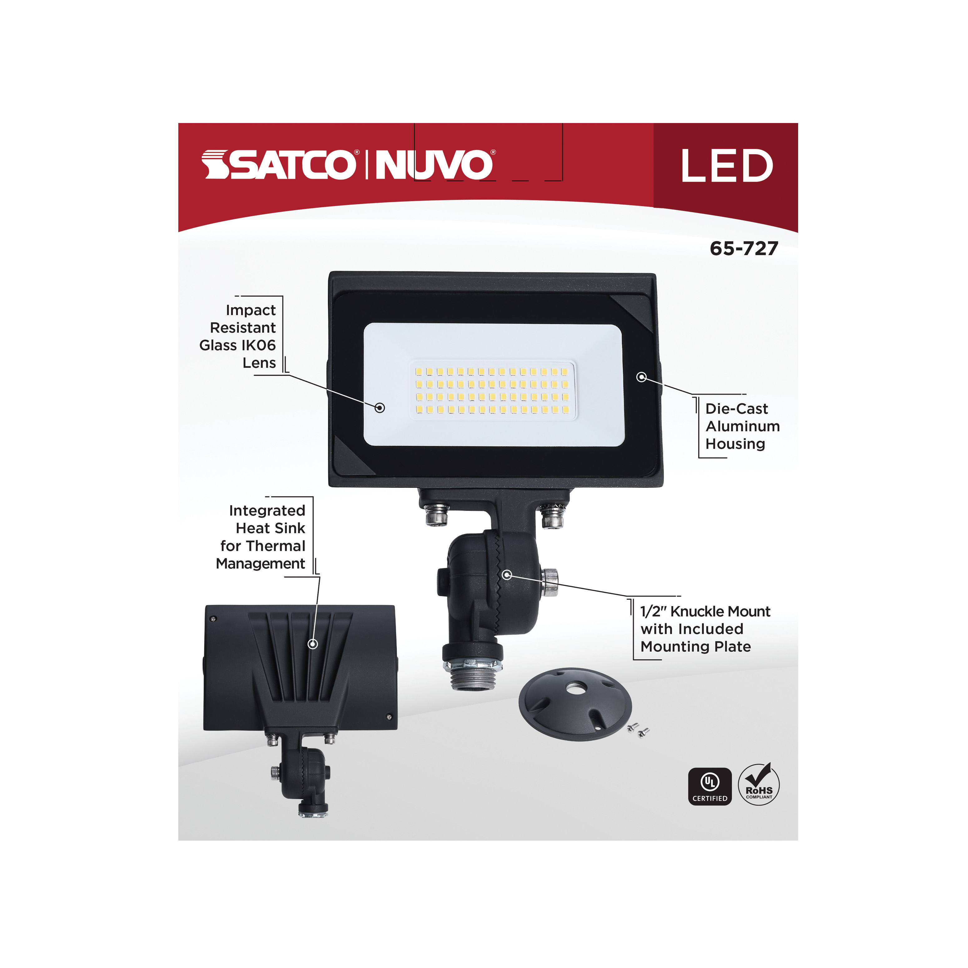 DOBFL30W/LED/840/BZ/ND120V - 65-727